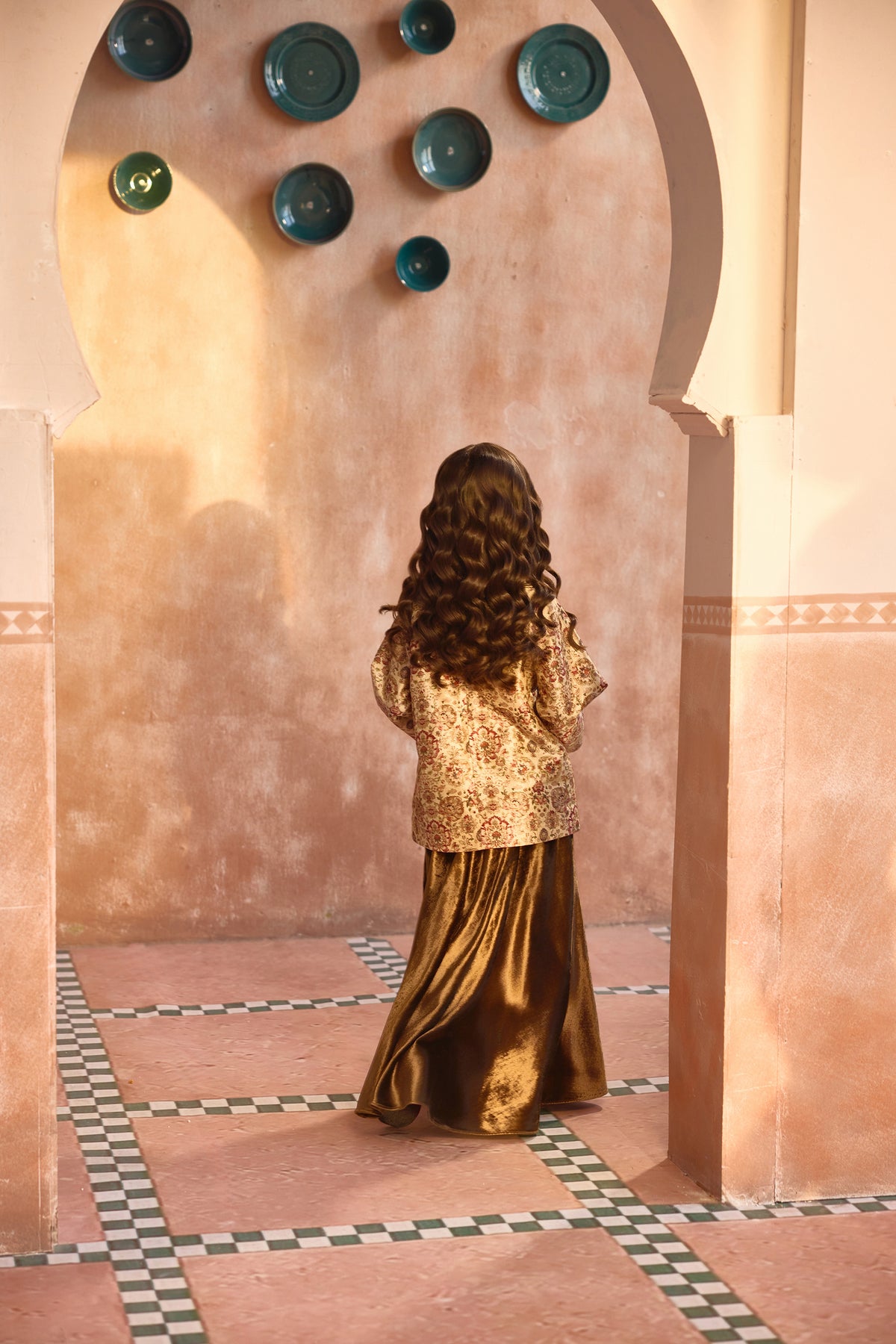 The Soraya Tunic & Velvet Skirt