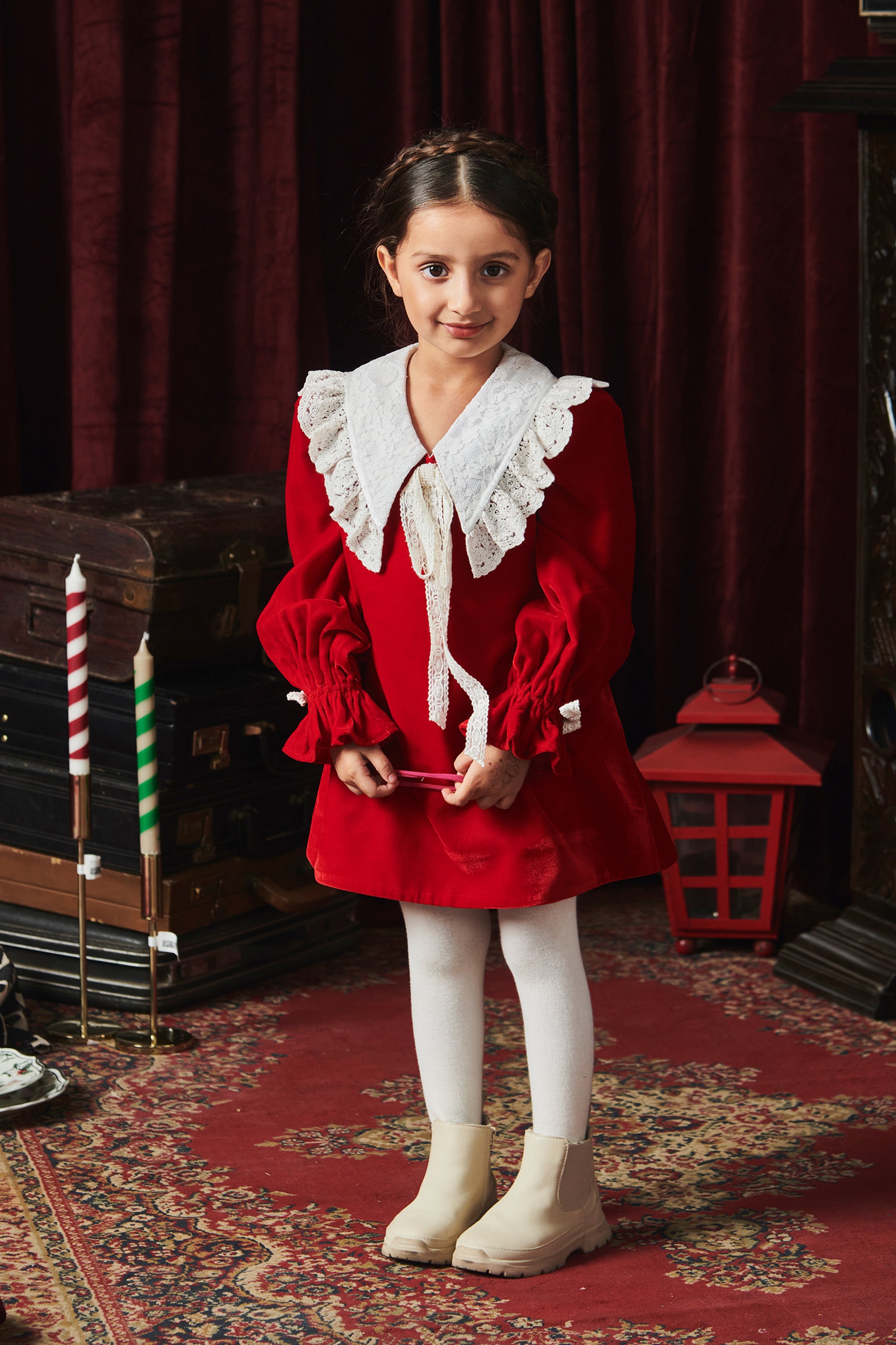 The Alexa Velvet Dress