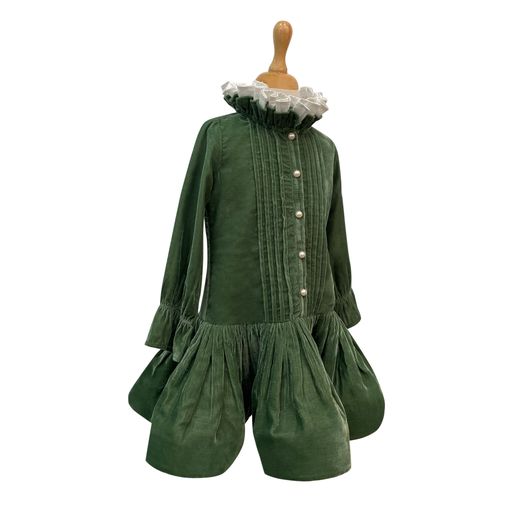 The Velvet Taylor Dress (Green)