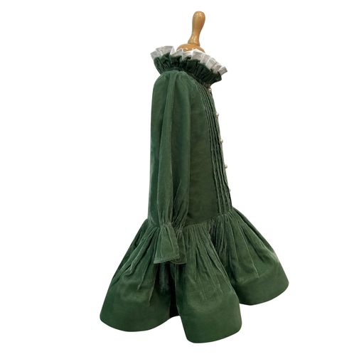 The Velvet Taylor Dress (Green)