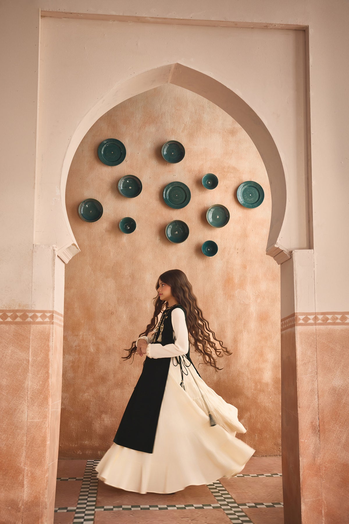 Zeya Green Cape