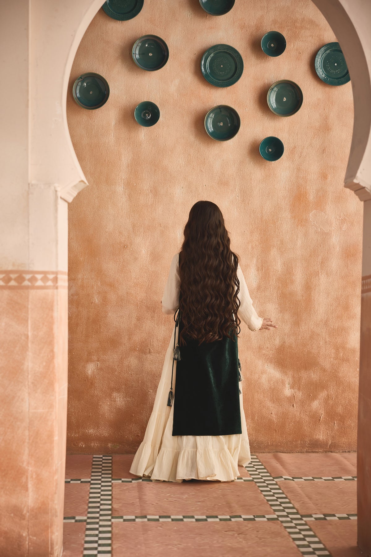 Zeya Green Cape