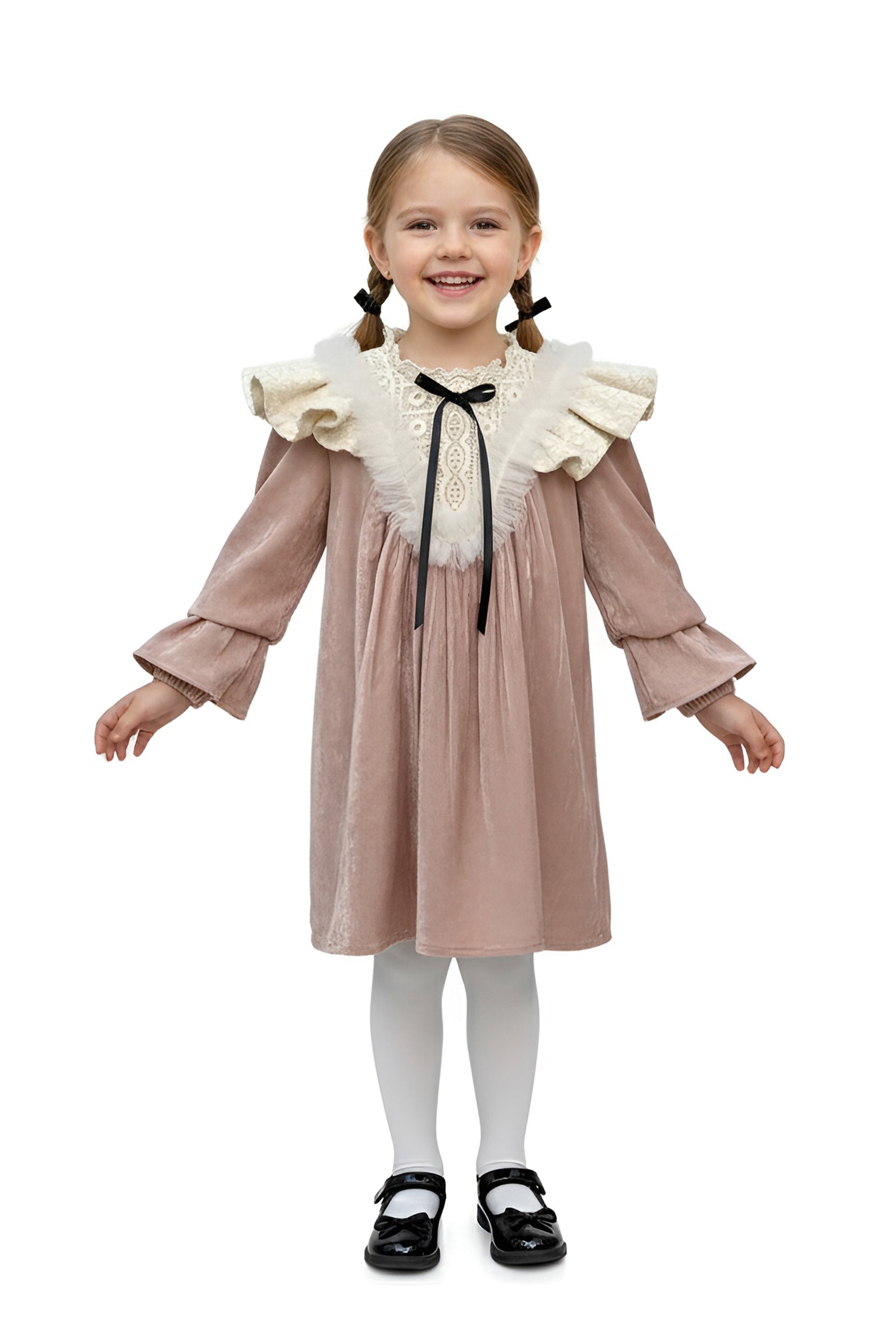 The Velvet Royalty Dress (Pink)