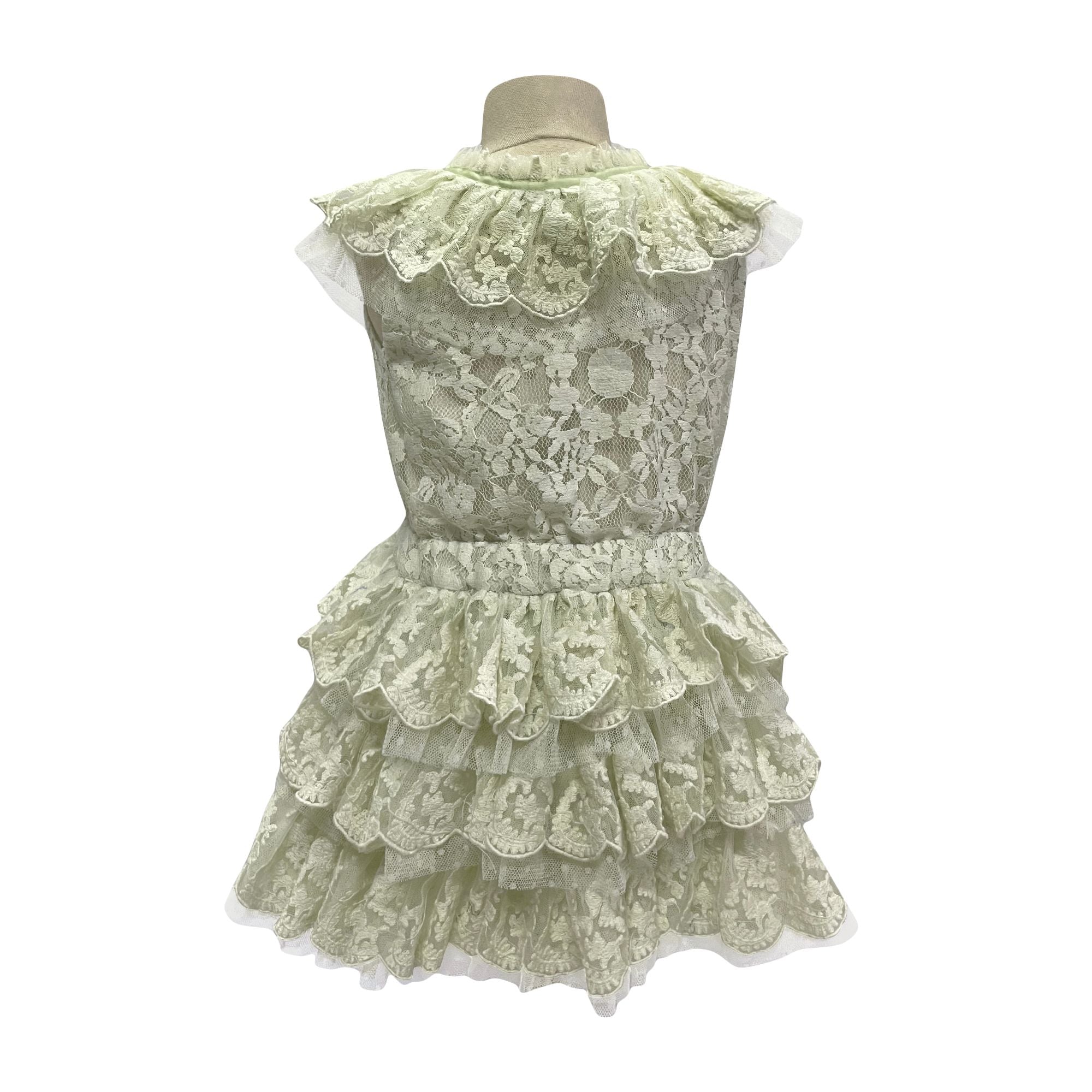 The Velvet Bow Alaia Dress (Green)