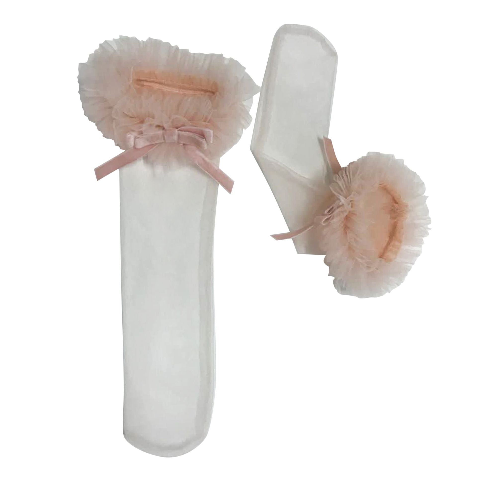 The Tulle Socks (Peach)