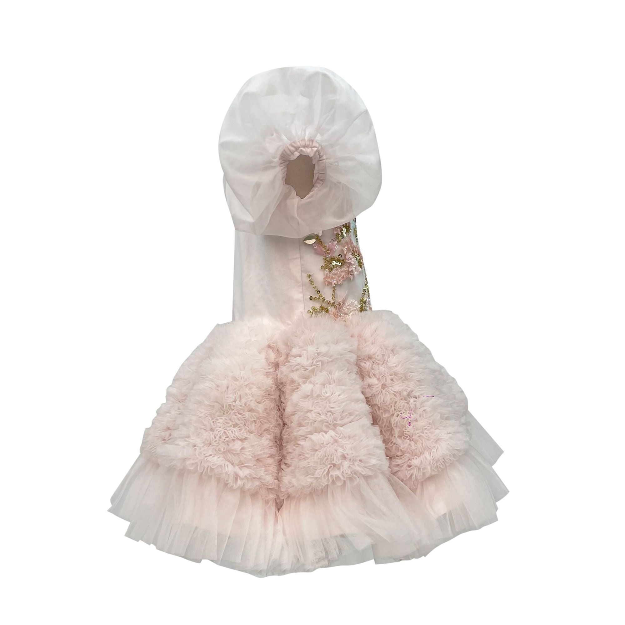 The Marie Dress with Sleeves (Pink)