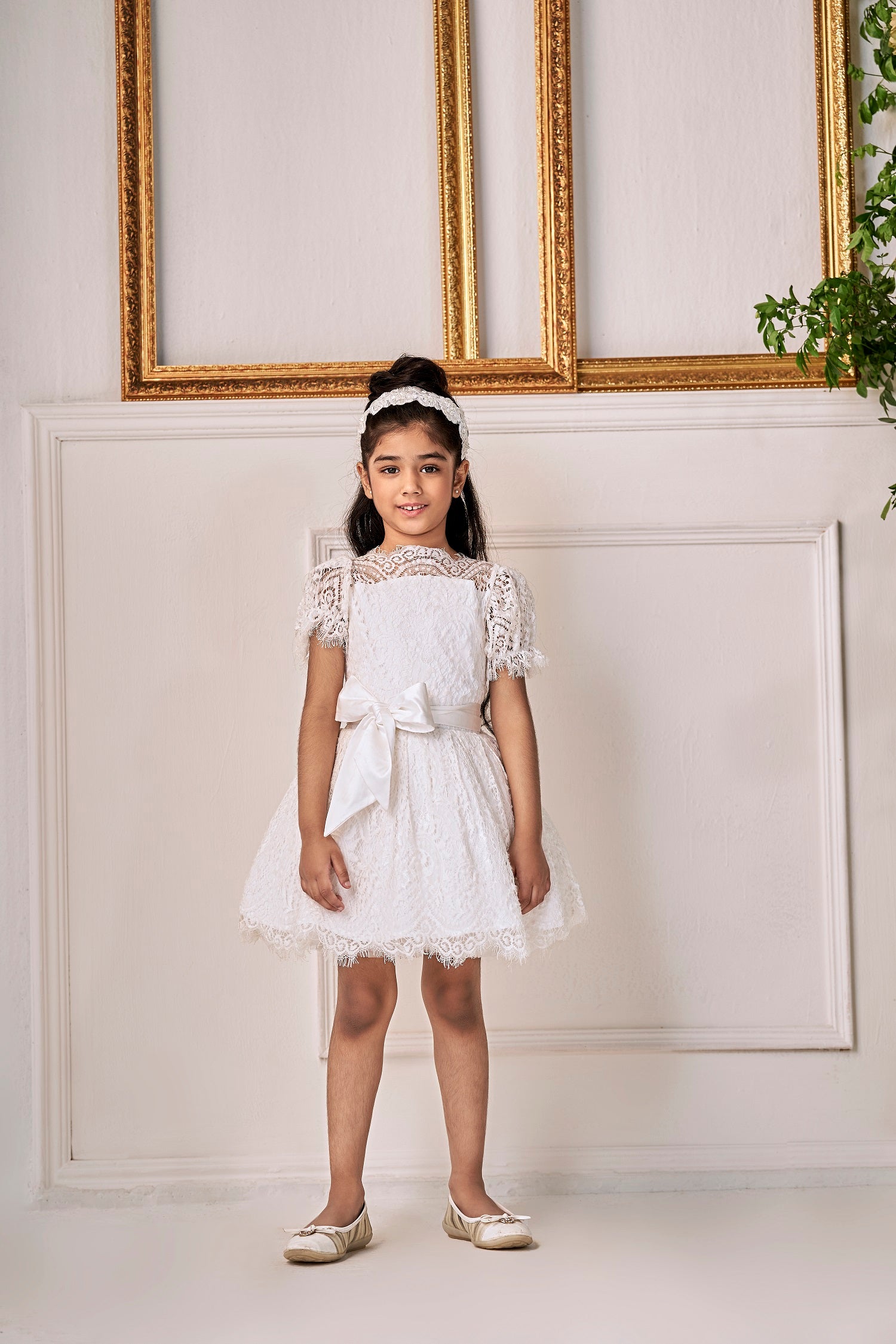 The Audrey Lace Dress (White)