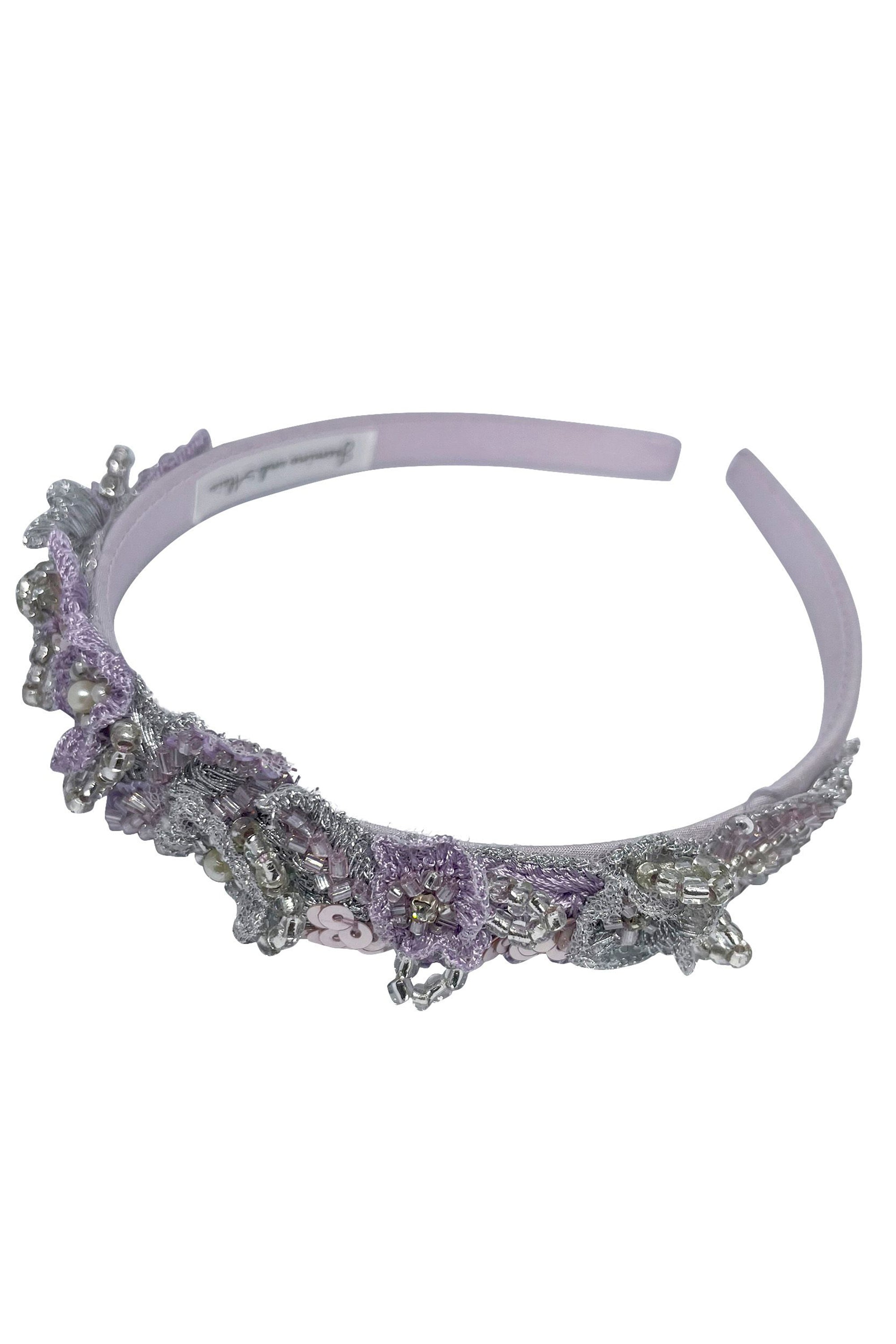 The Alaia Thin Hairband (Purple)