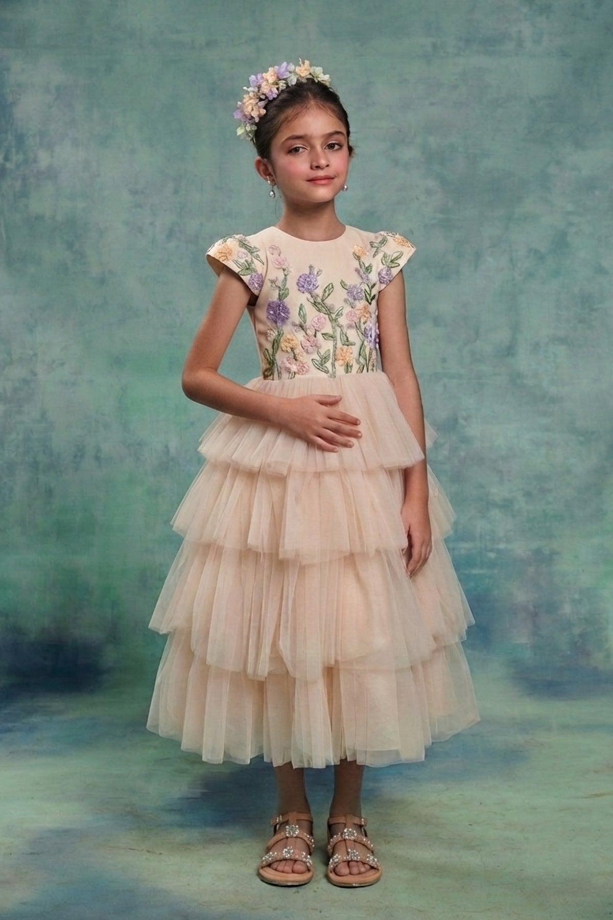Drisella Midi Tulle Dress