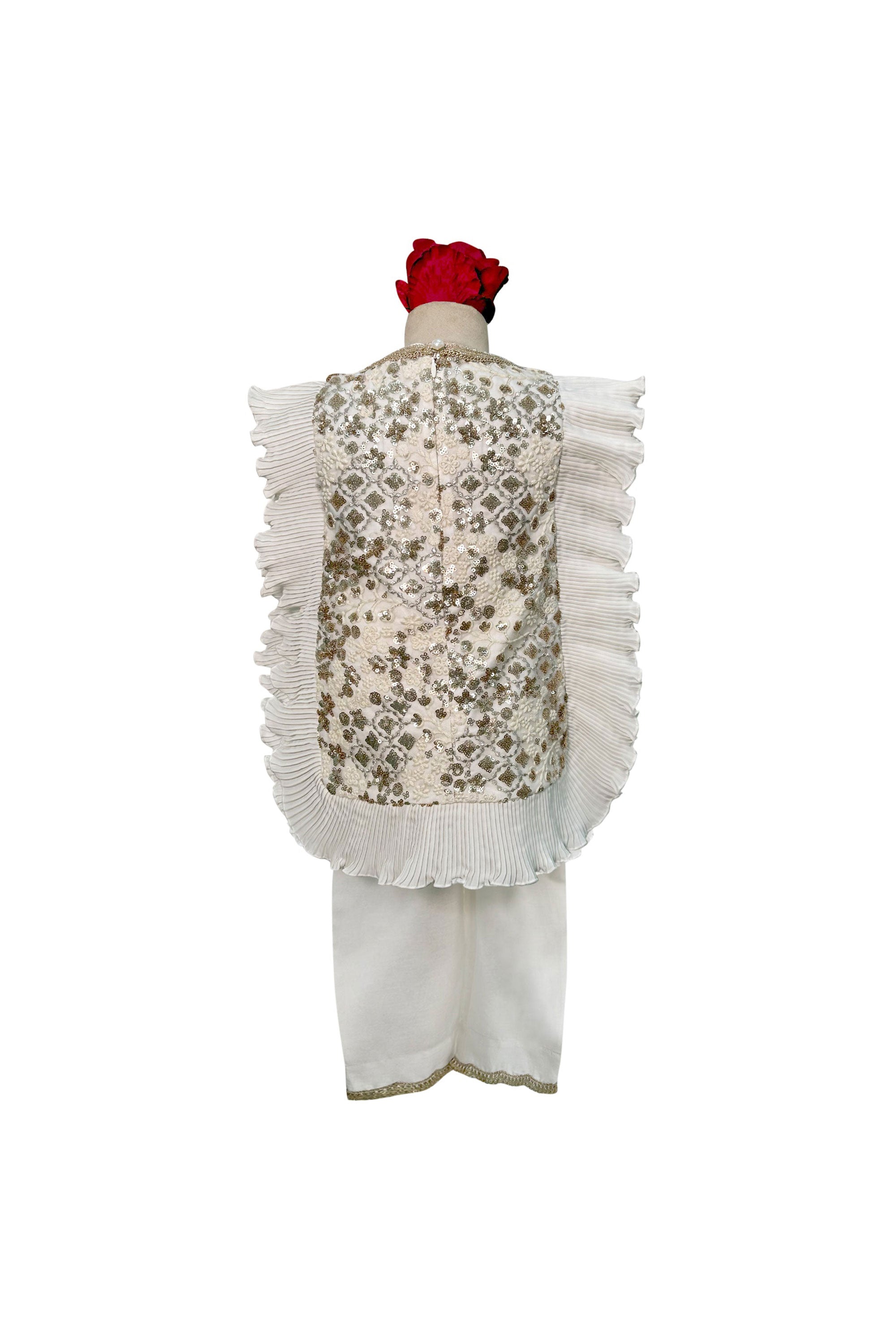 Embroidered Kaftan with Pants (Sale)