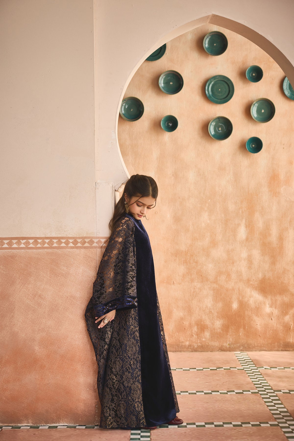 Eshal Blue Darra Dress