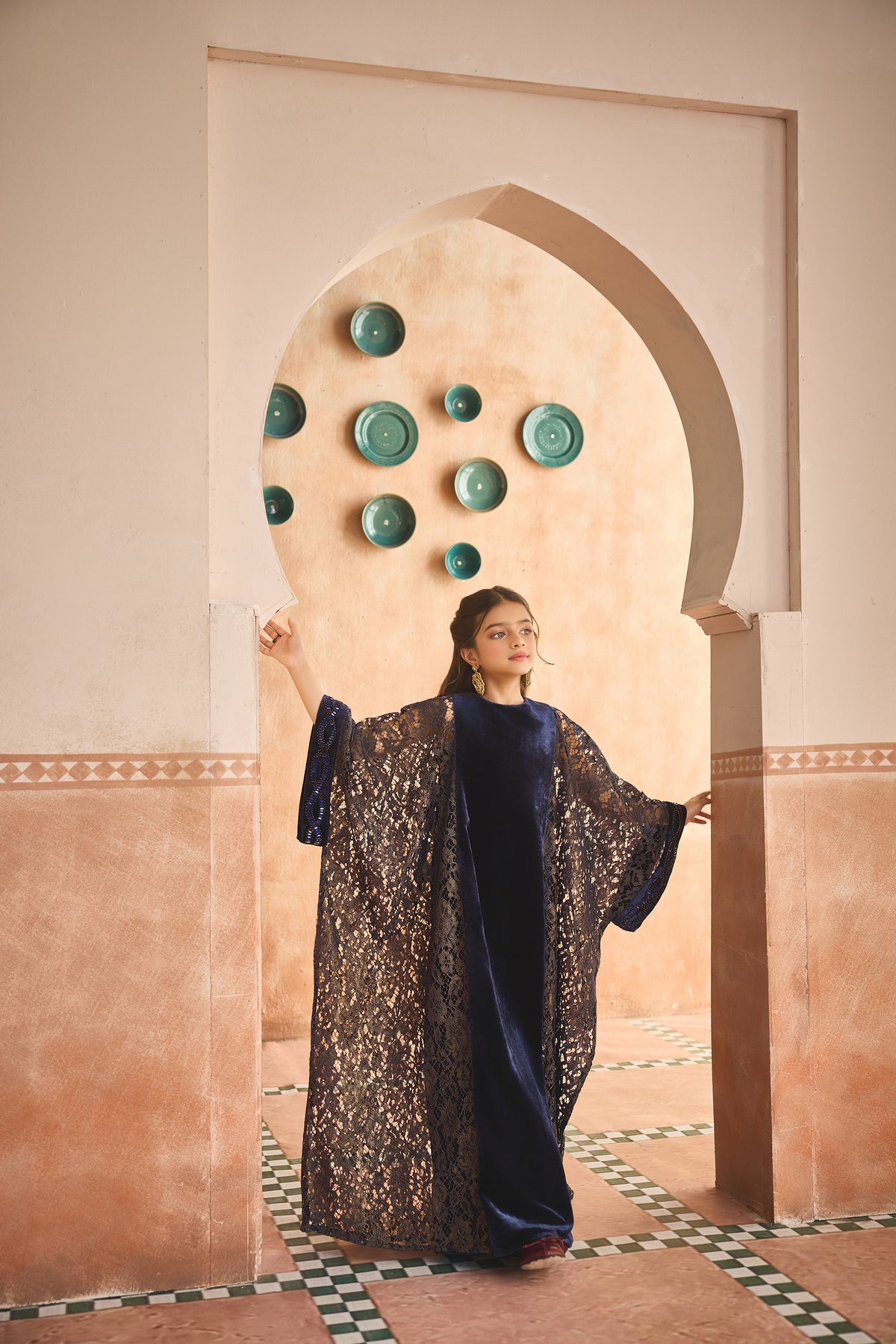 Eshal Blue Darra Dress