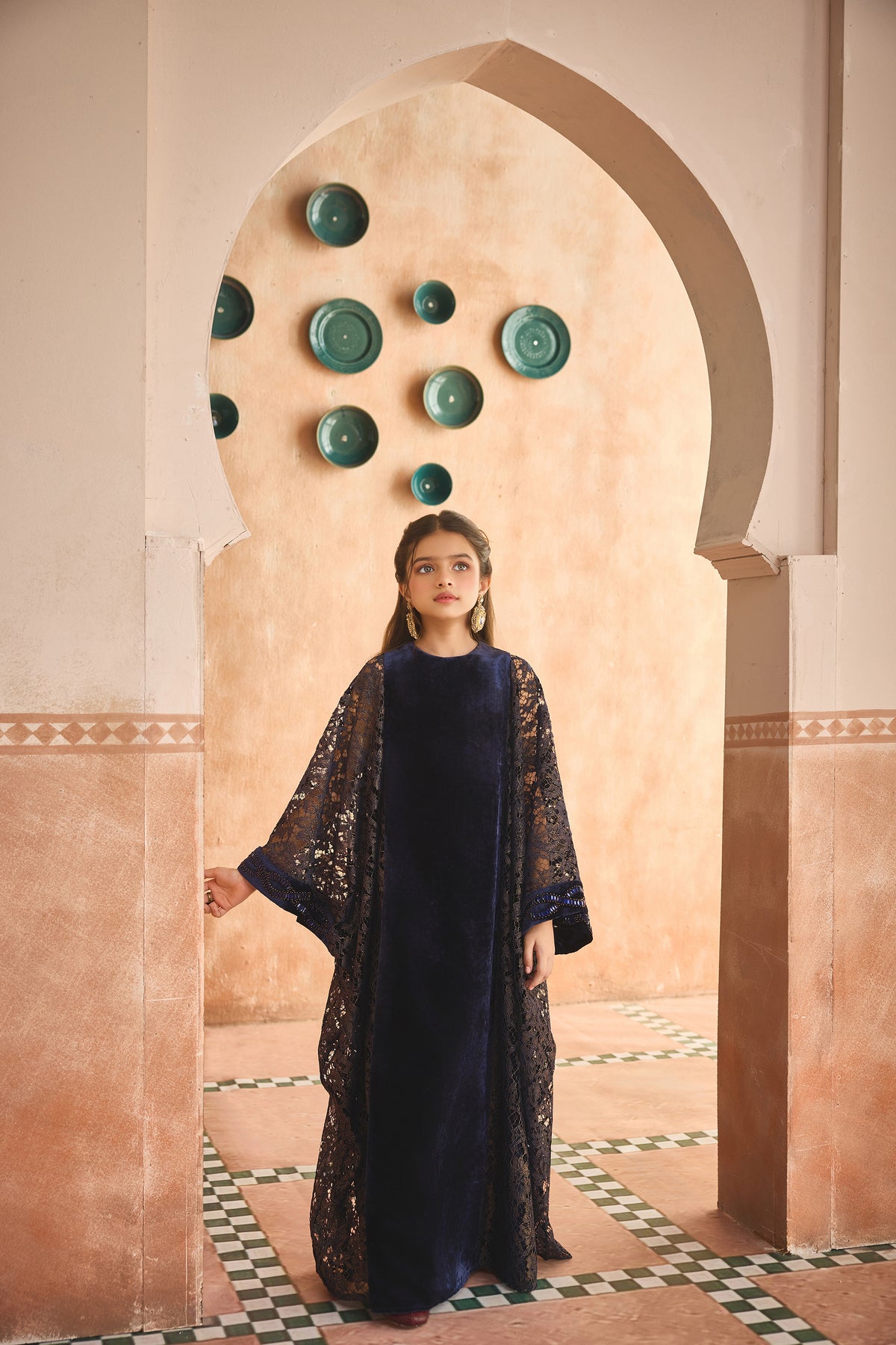 Eshal Blue Darra Dress