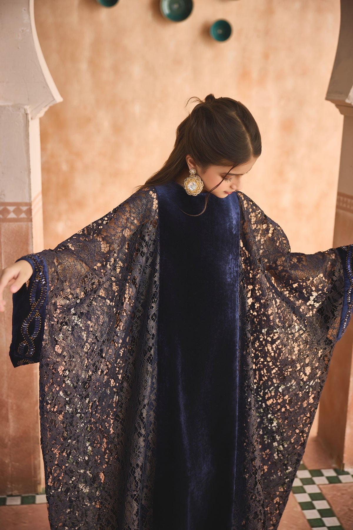 Eshal Blue Darra Dress