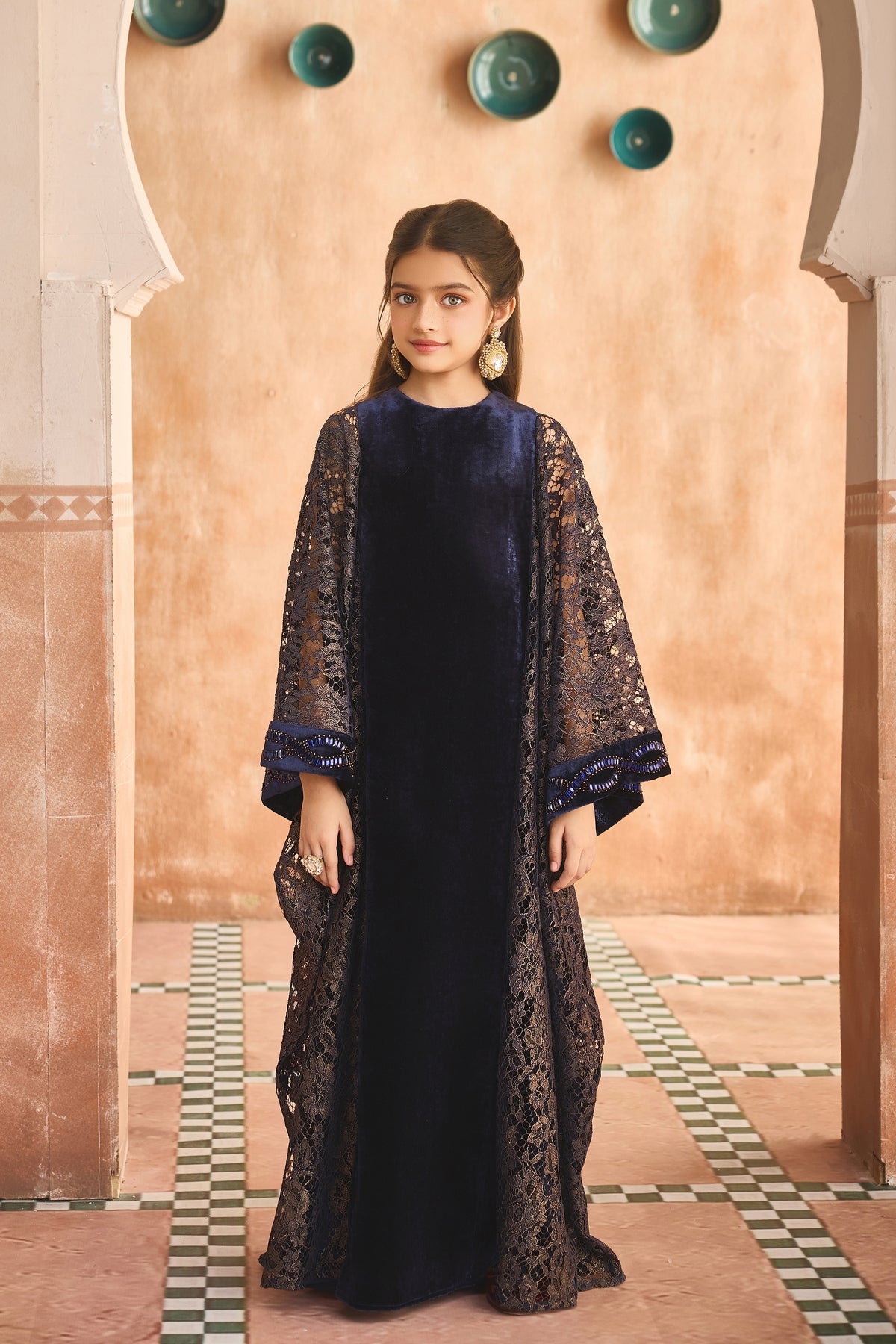 Eshal Blue Darra Dress