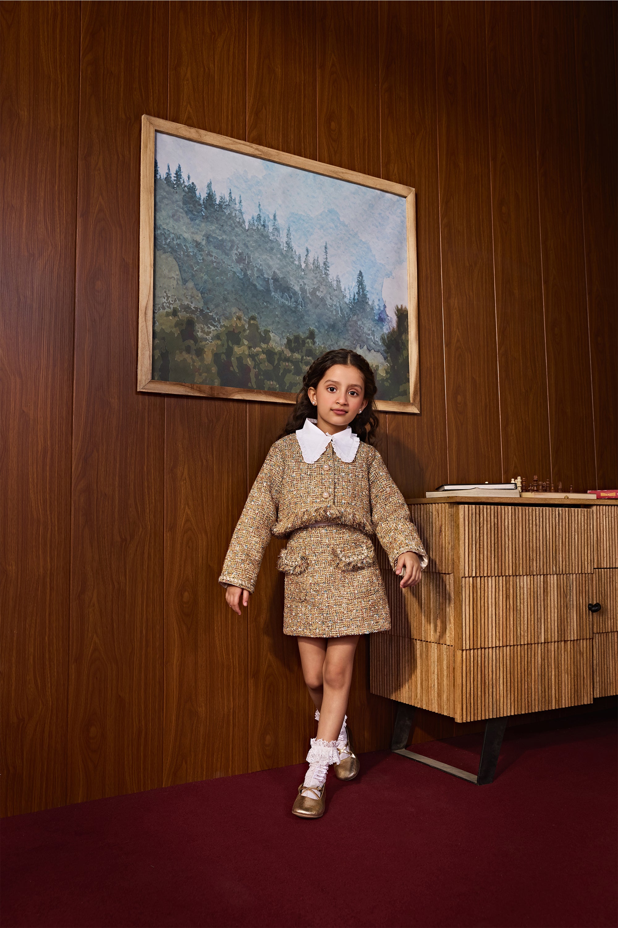 Frostine Tweed Jacket with Skirt (Set of 2)