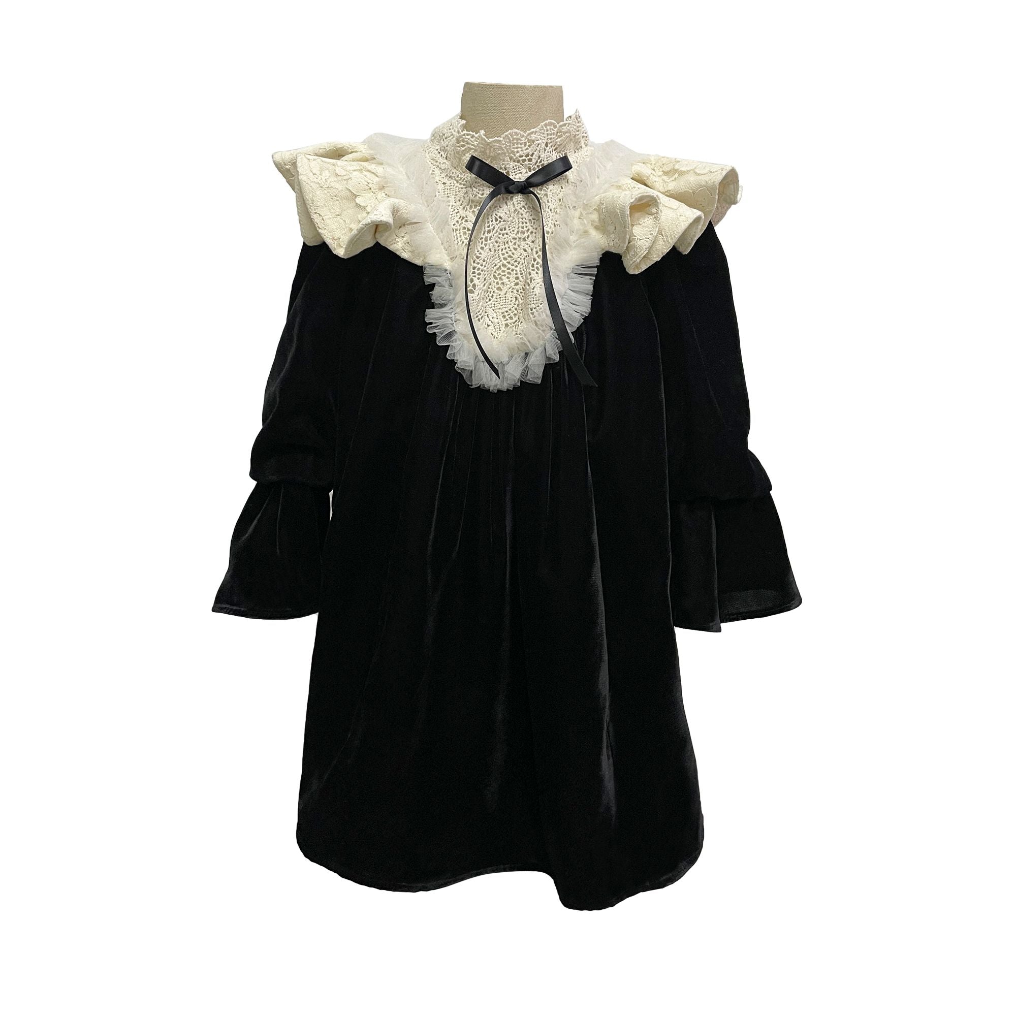 The Velvet Royalty Dress (Black)