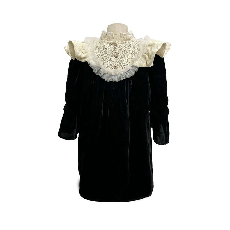 The Velvet Royalty Dress (Black)