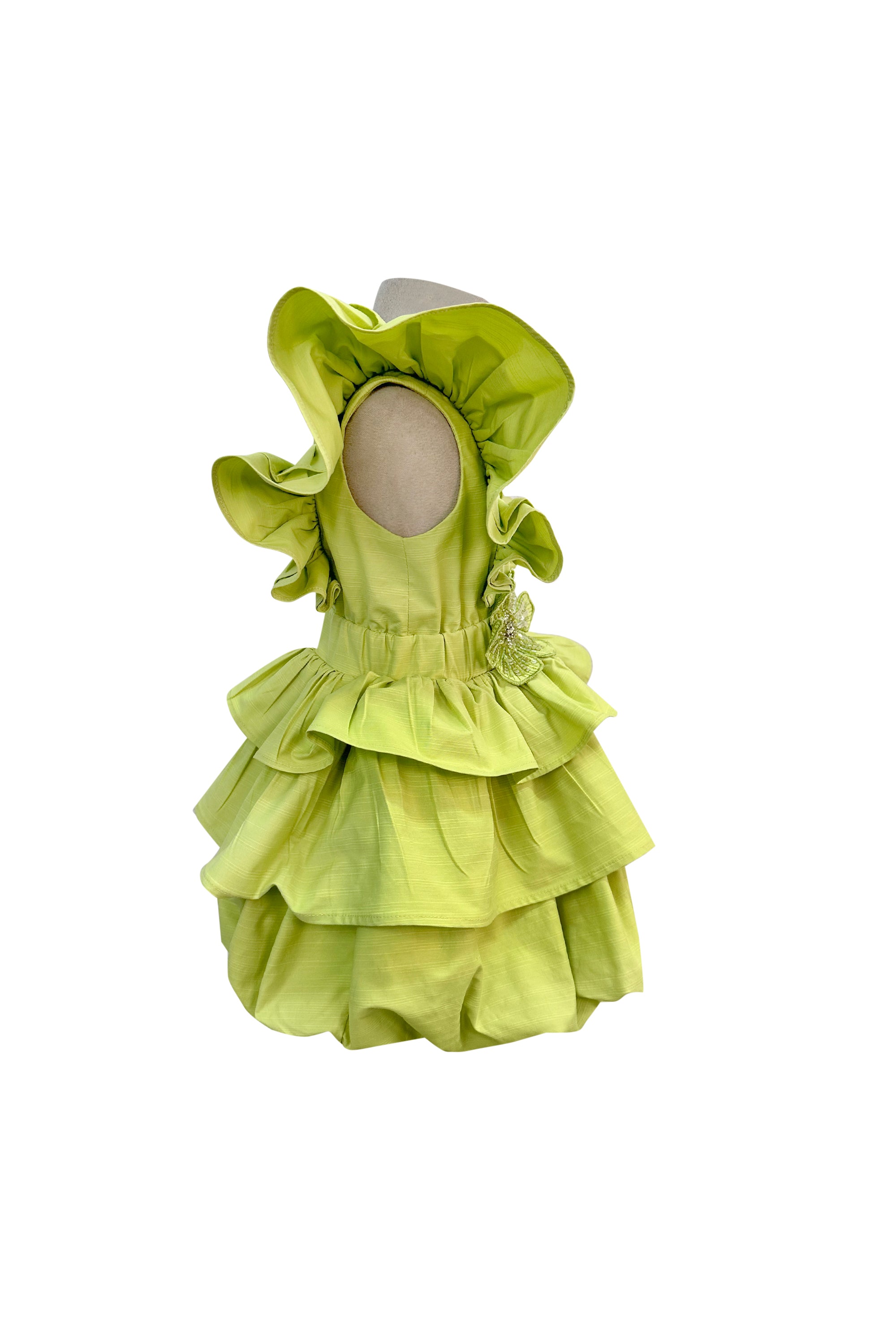 The Melody Dress (Lime Green)