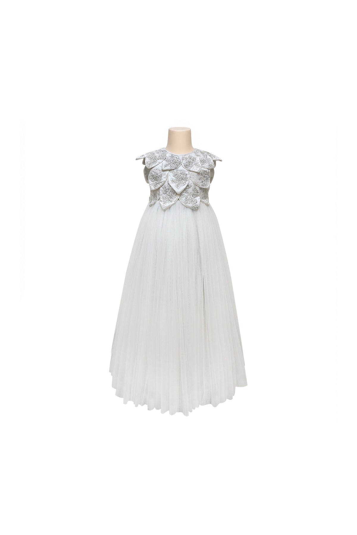 The Coriselle Petal Gown (White)