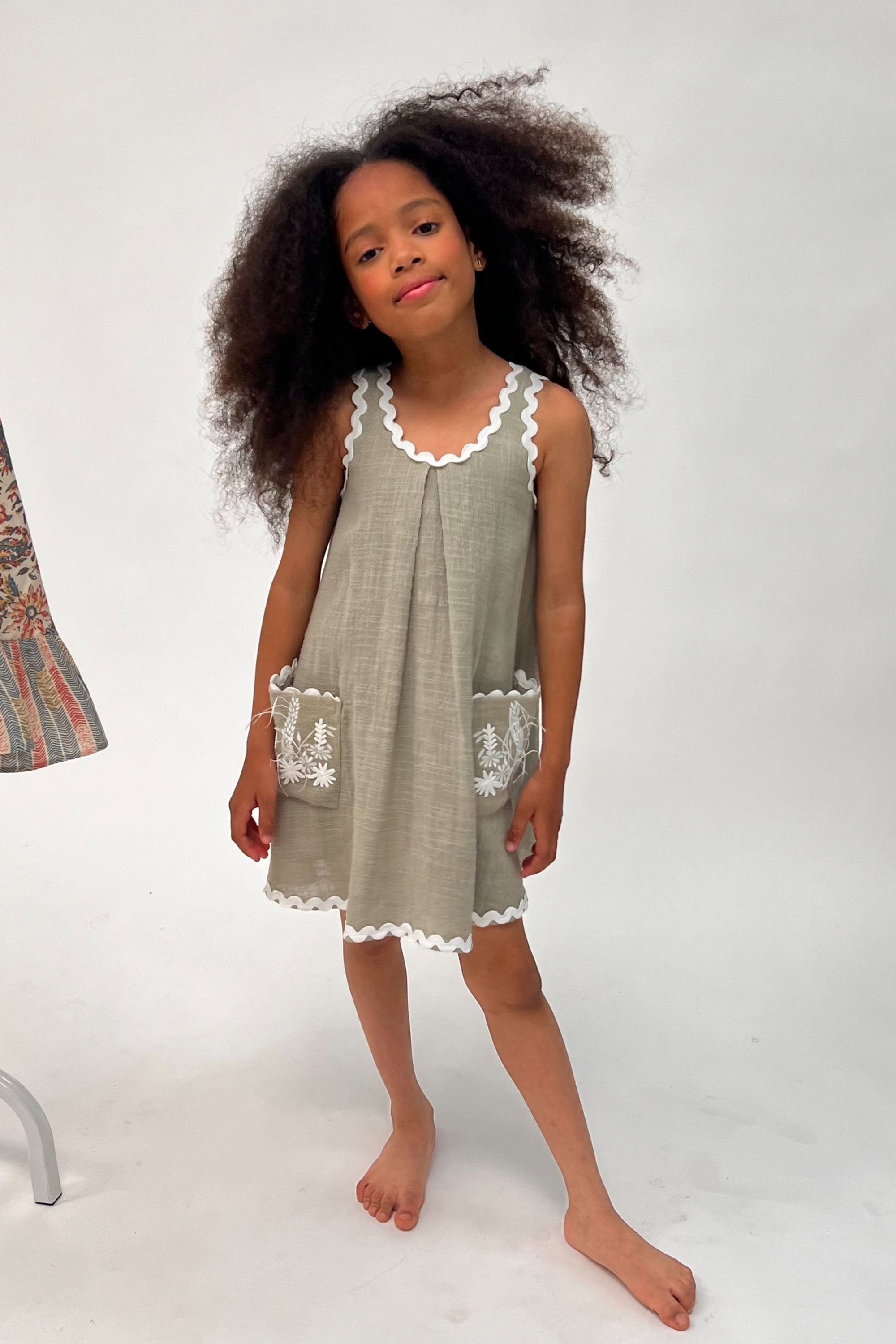 Zig Zag Lace Style Dress