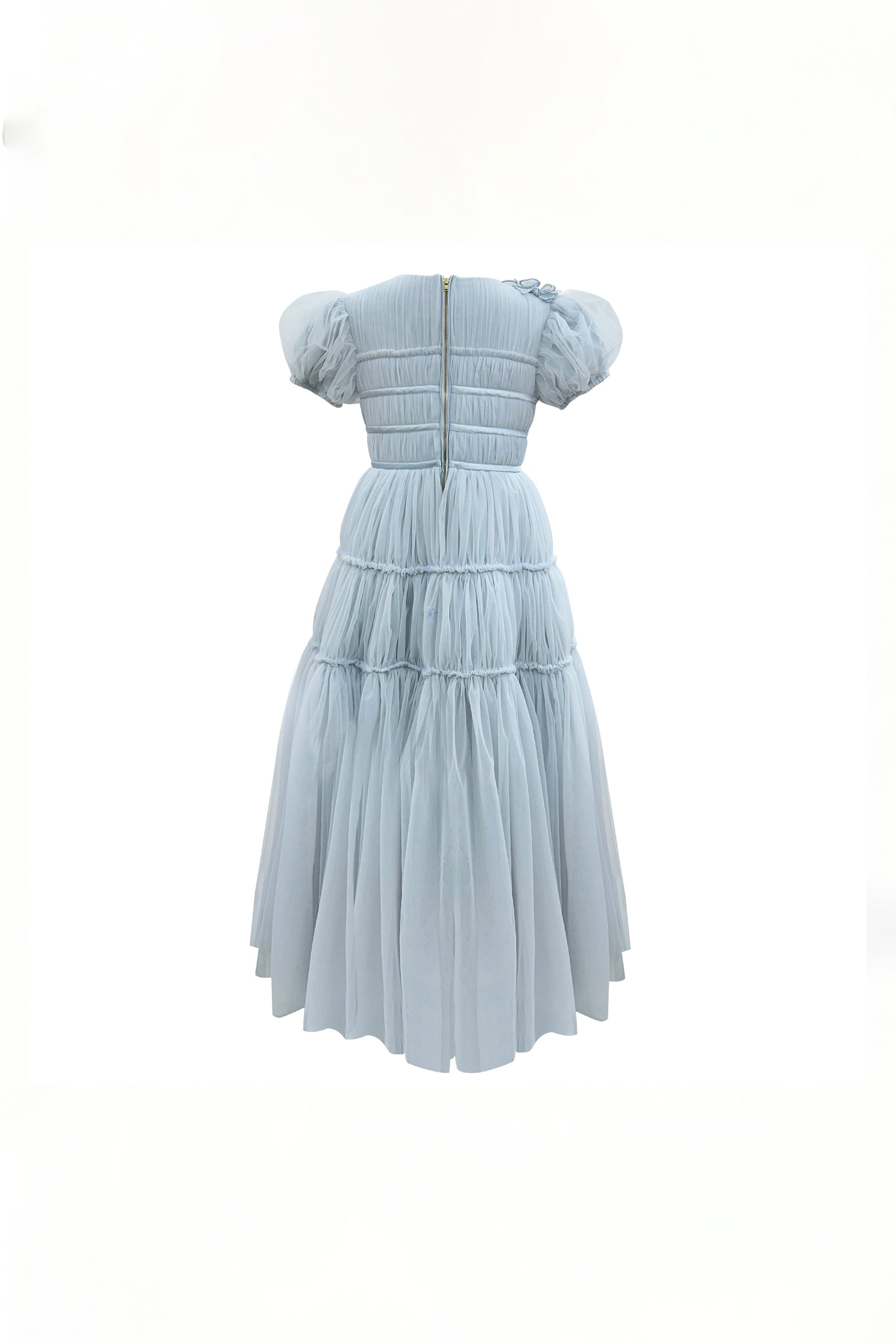The Paula Tulle Gown (Powder Blue)