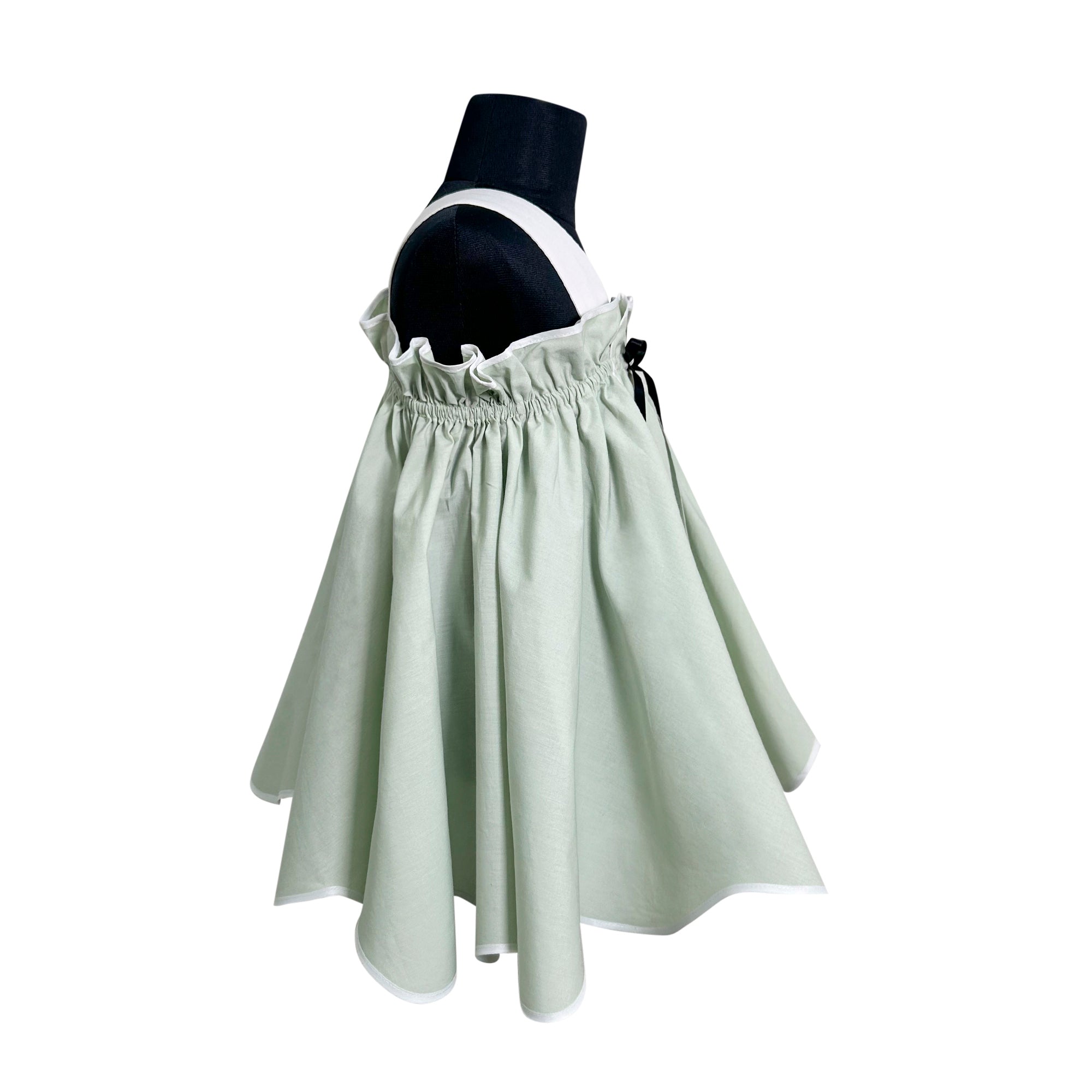 The Krysta Cotton Dress (Green)