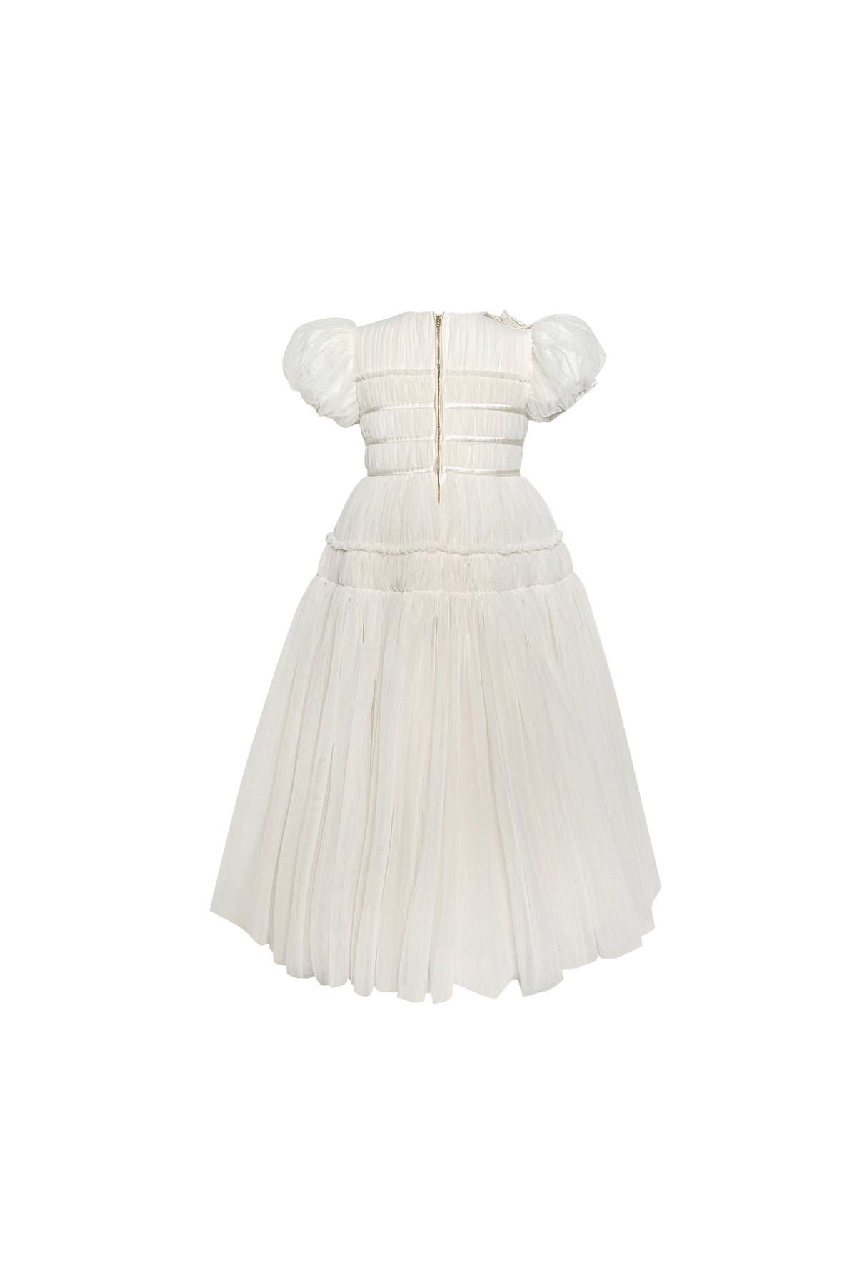 The Paula Tulle Gown (Off-White)