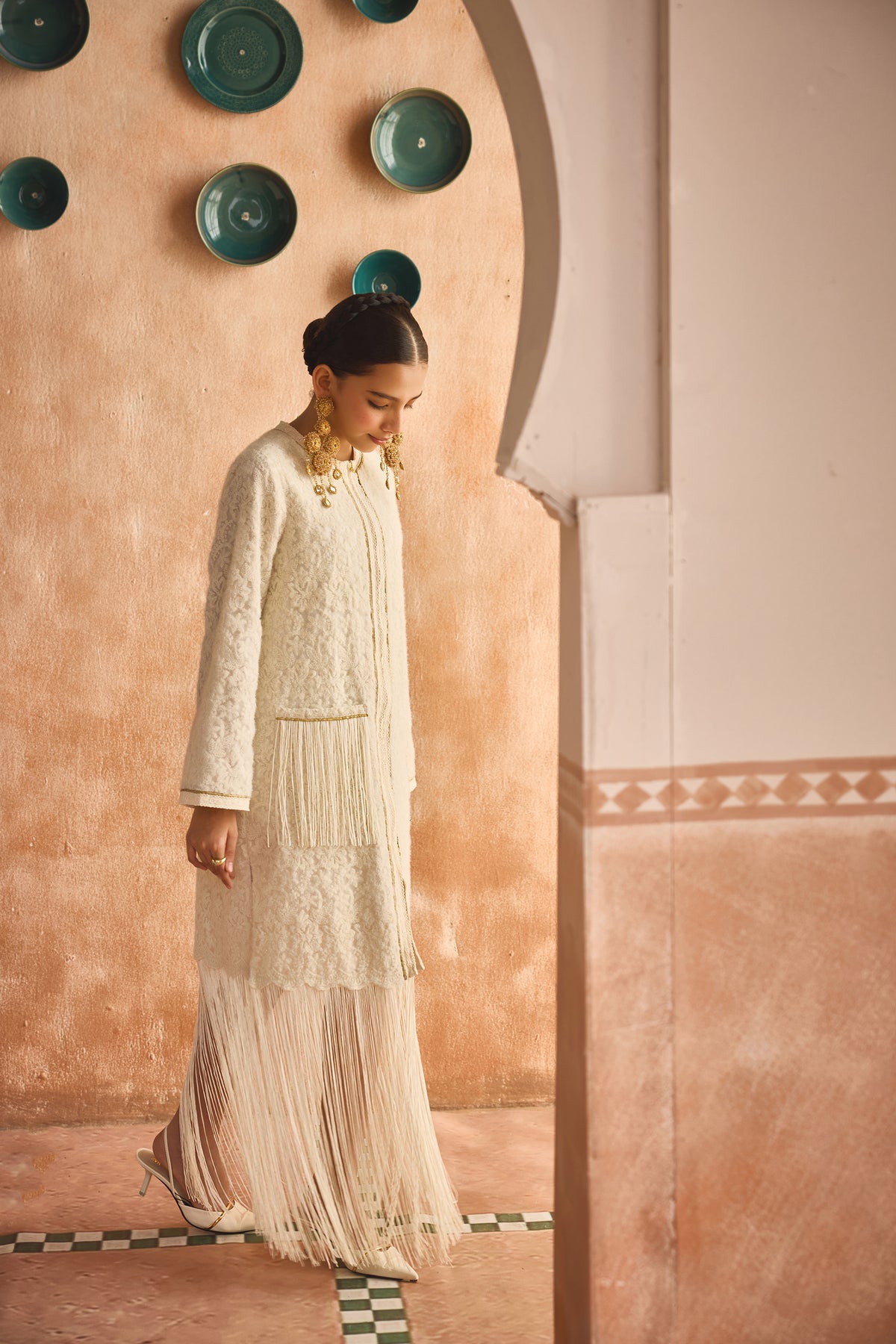 Izel Fringe Lace Jacket