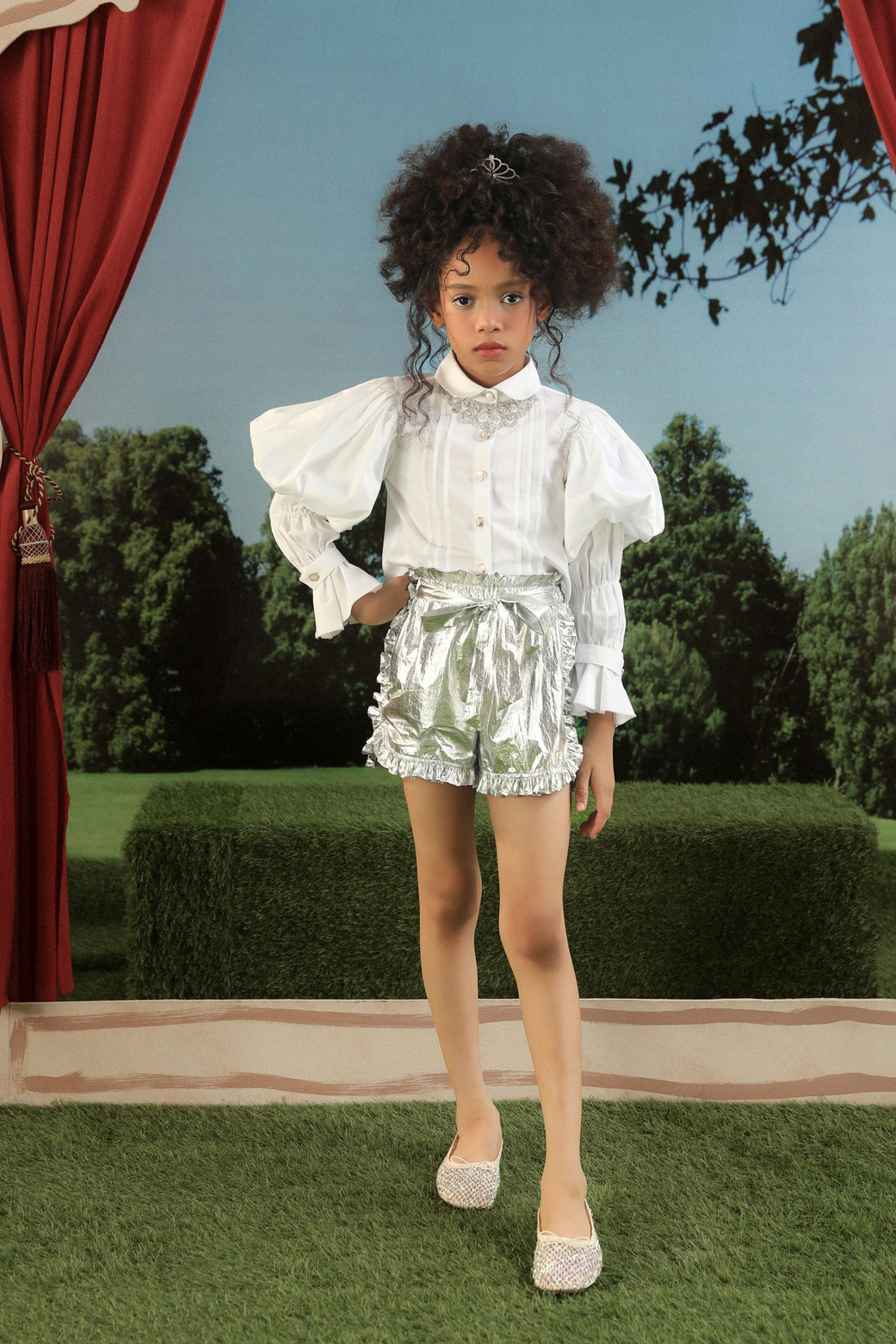 The Silver Frezza Shorts & Cindy Shirt Set