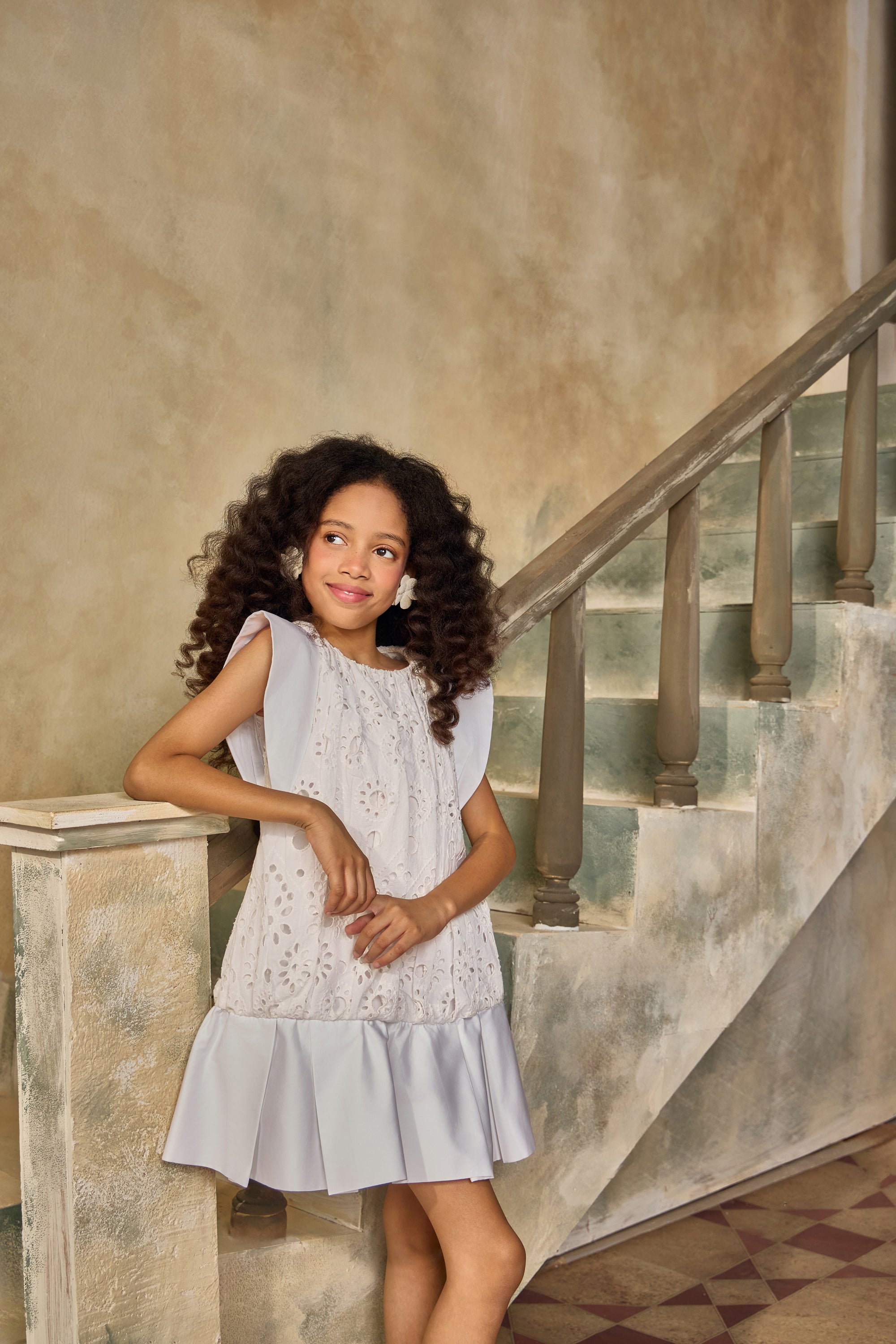 Whitley Schiffli Dress