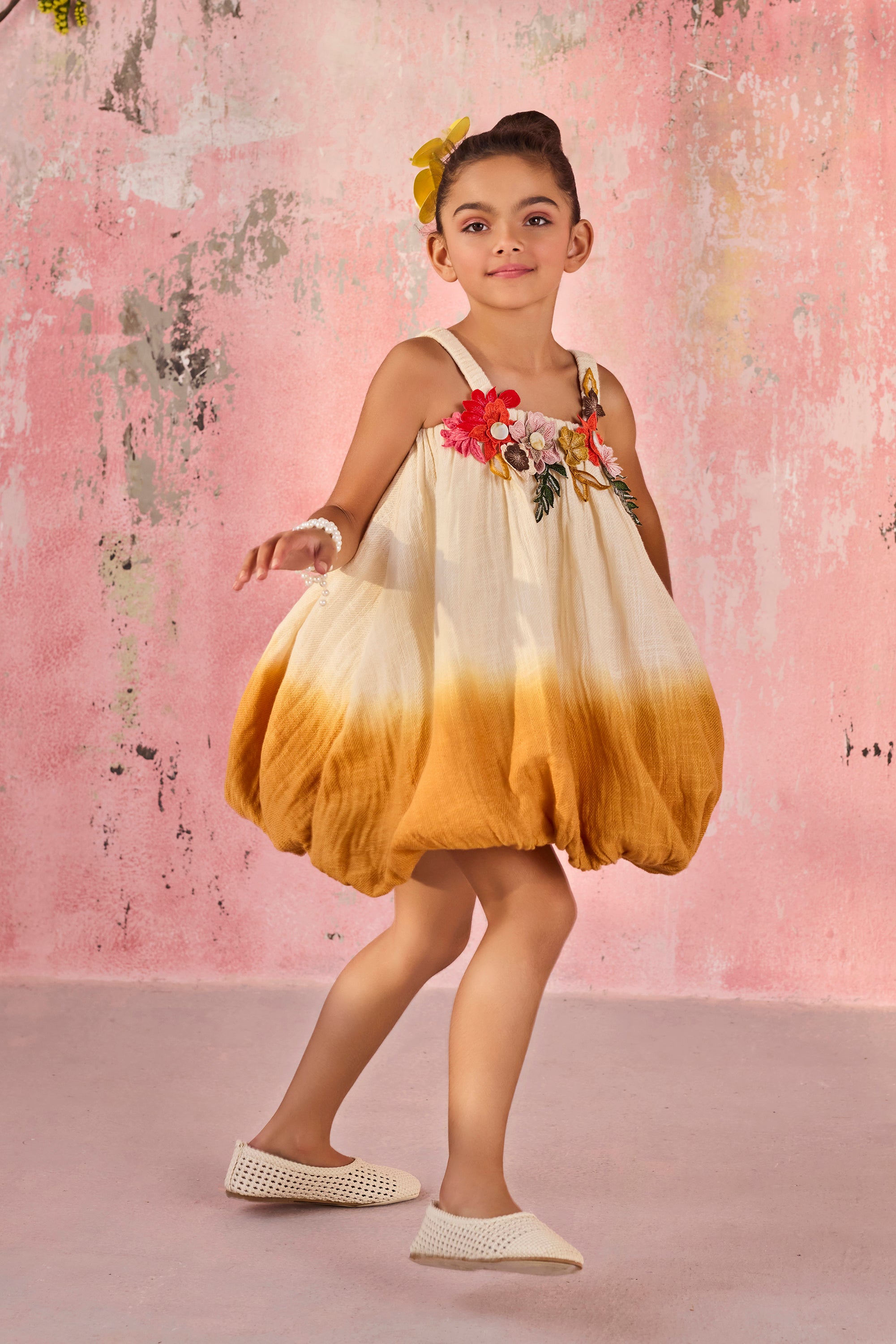 Blossom Dip Dye Dress
