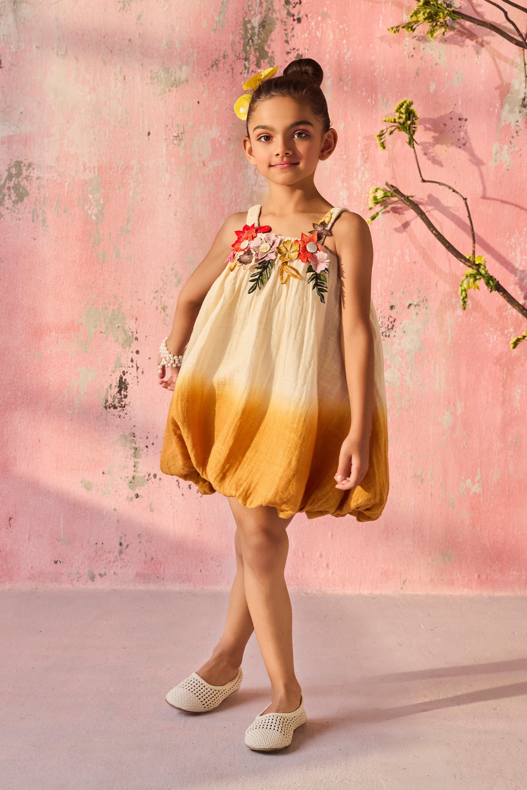 Blossom Dip Dye Dress