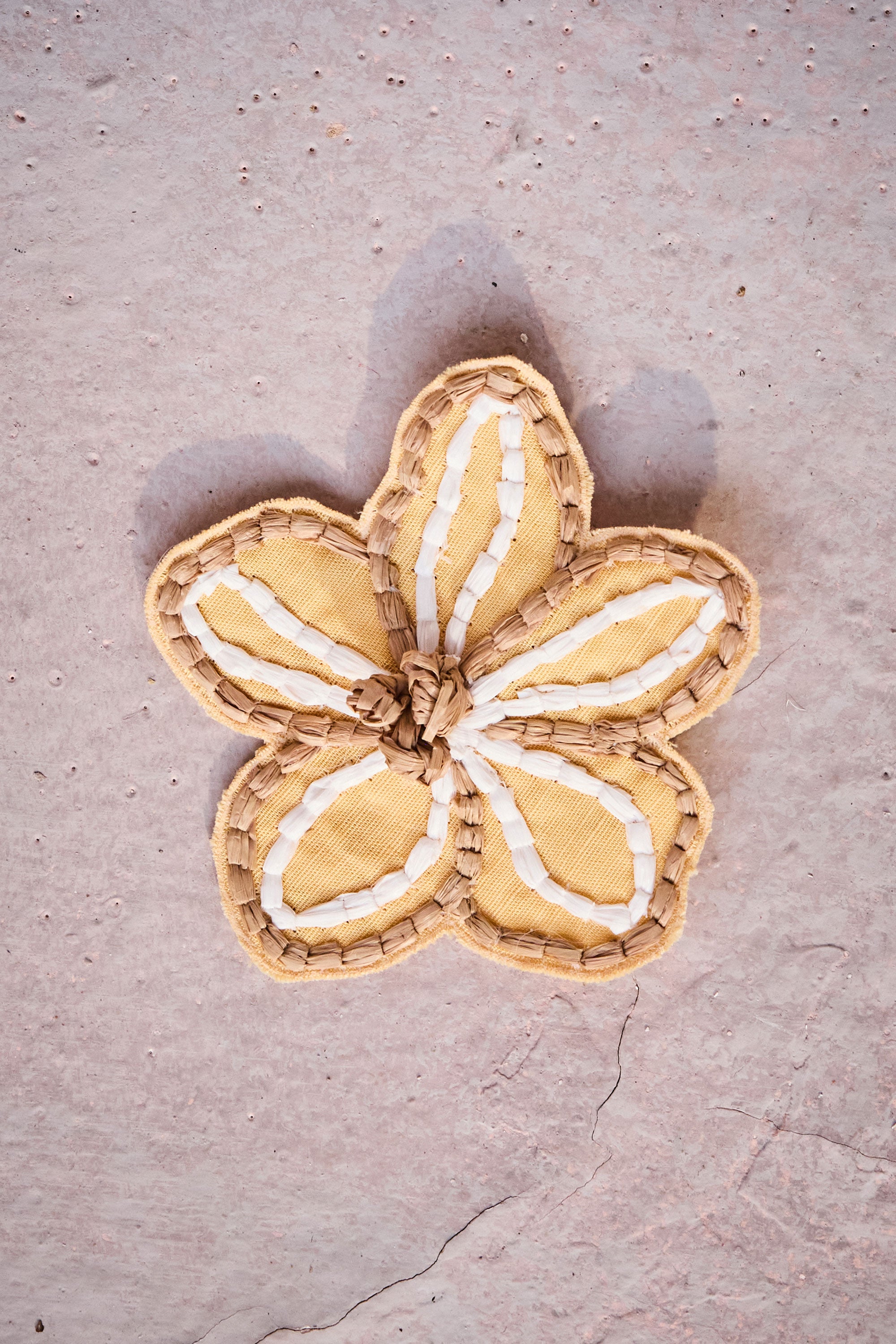 Sunpetal Embroidered Clip