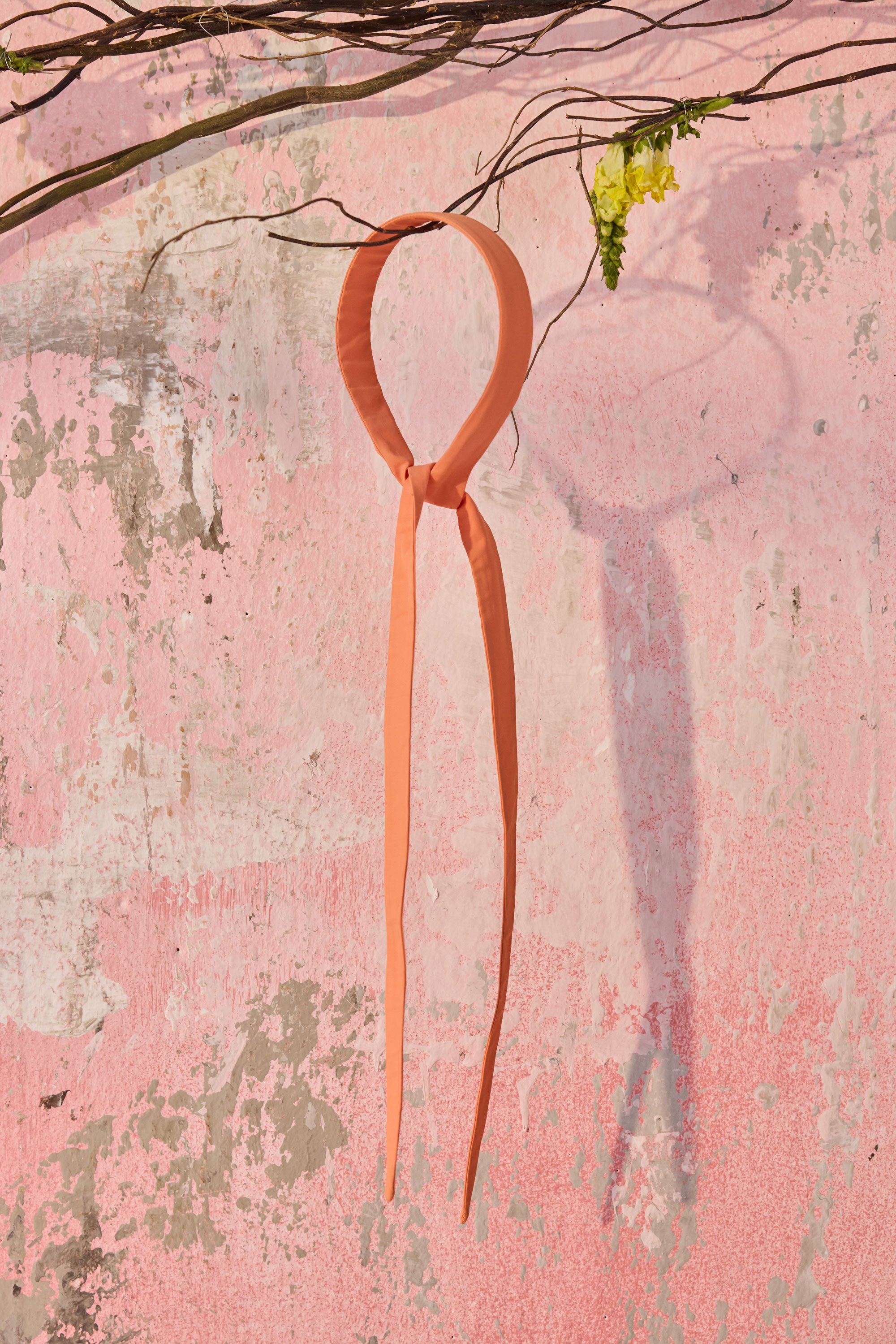Orange Tie Hairband