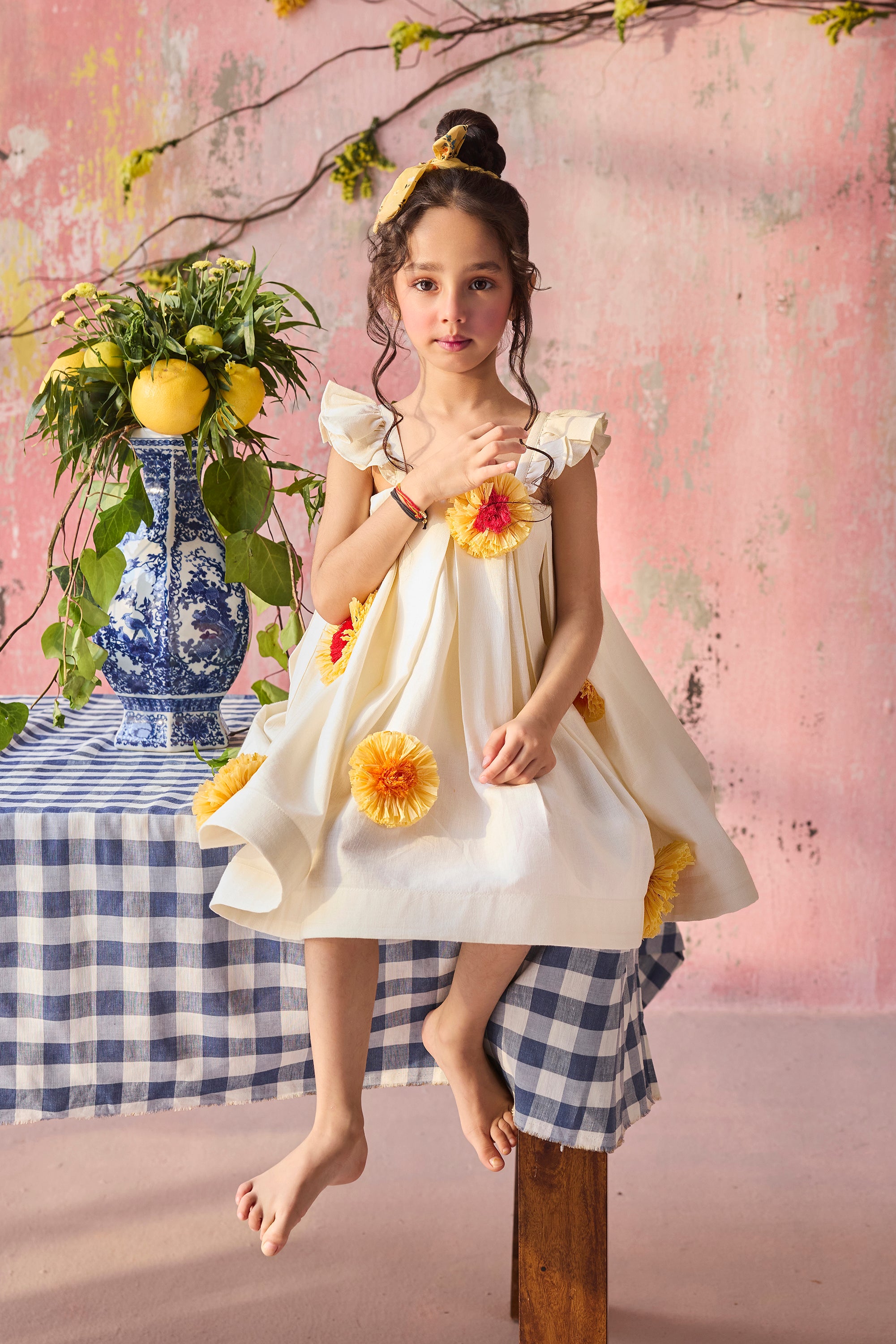 Ambrose Raffia Dress