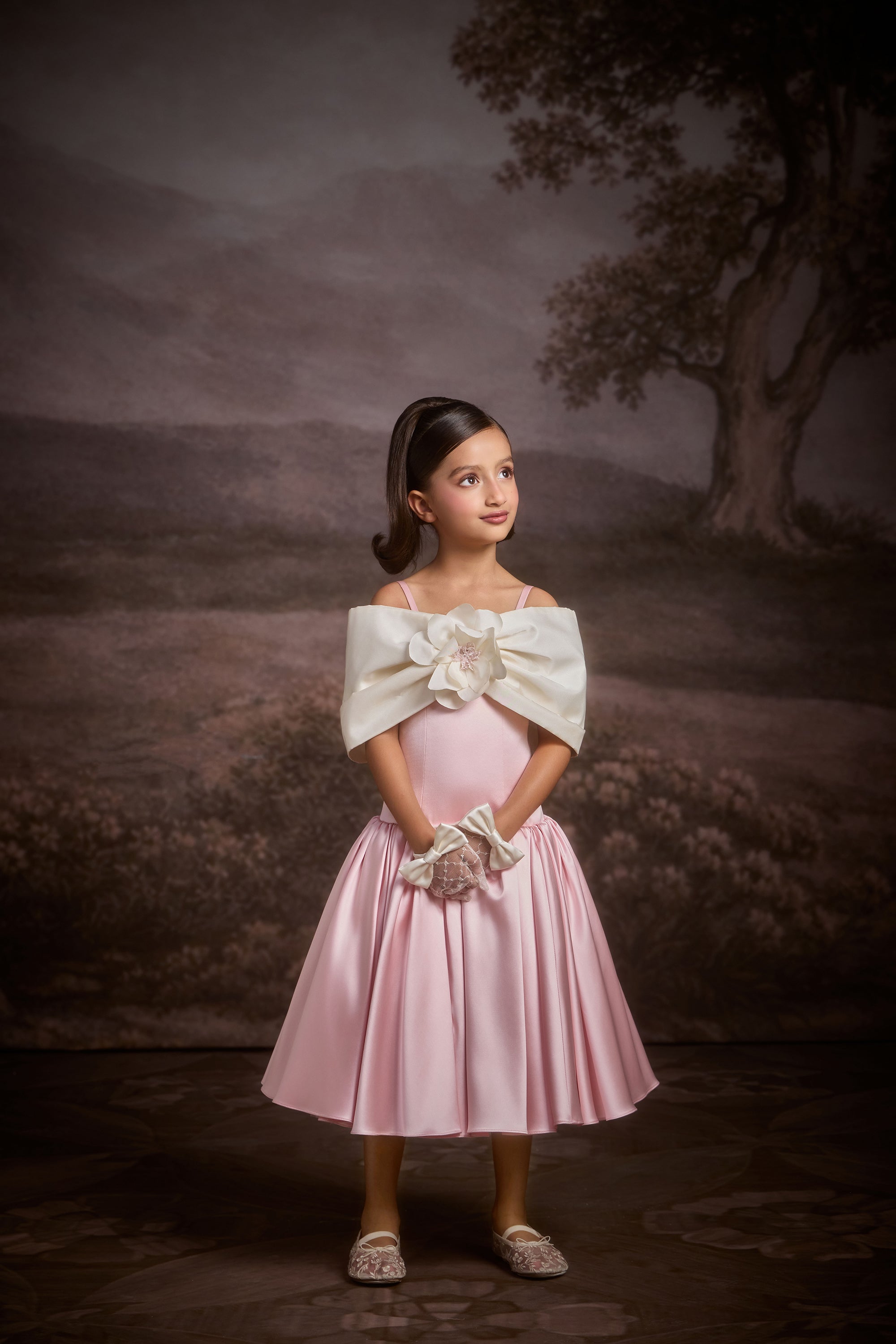 The Pink Satin Sweetheart Dress