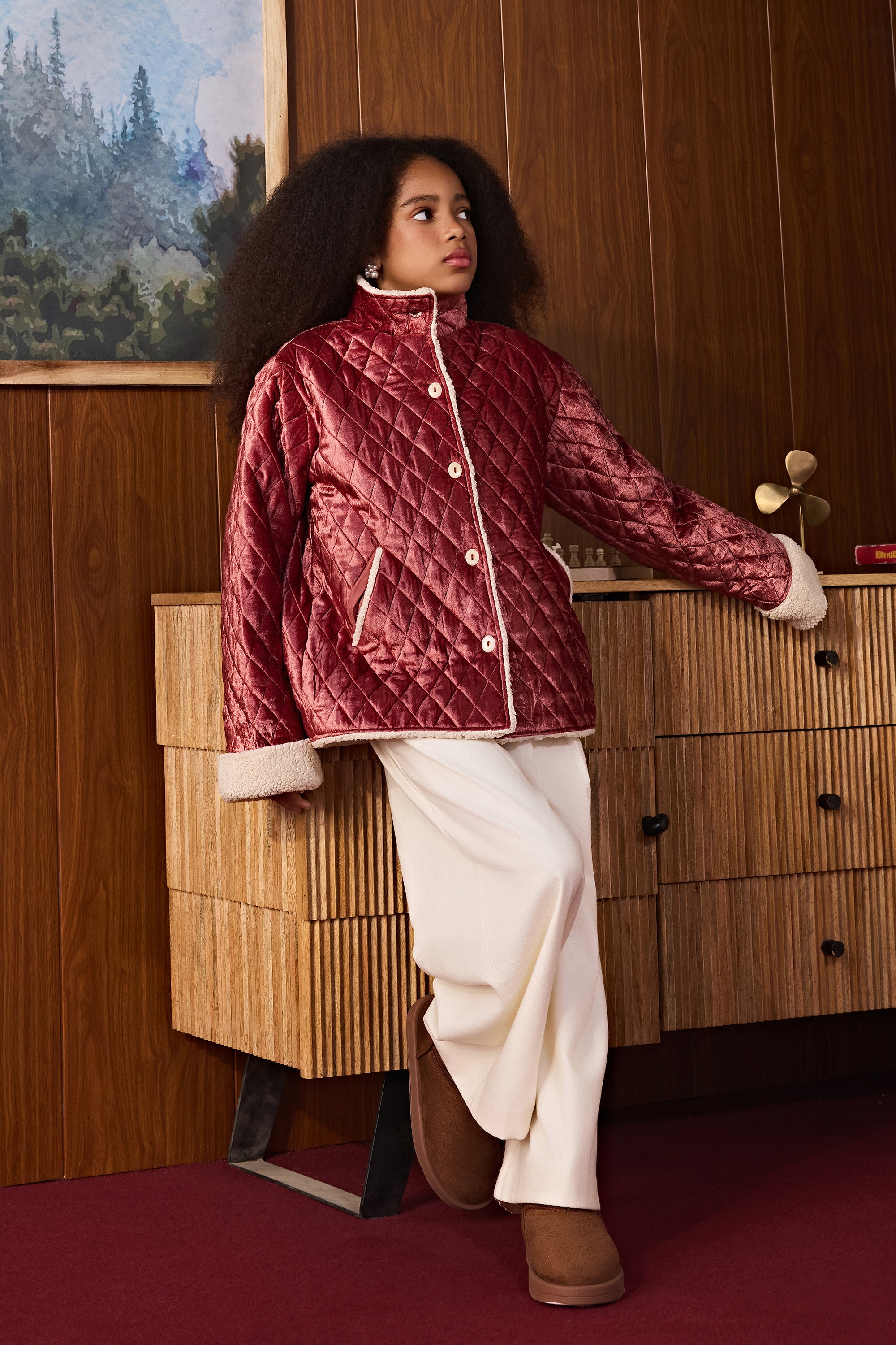 Rosewood Quilted Jacket