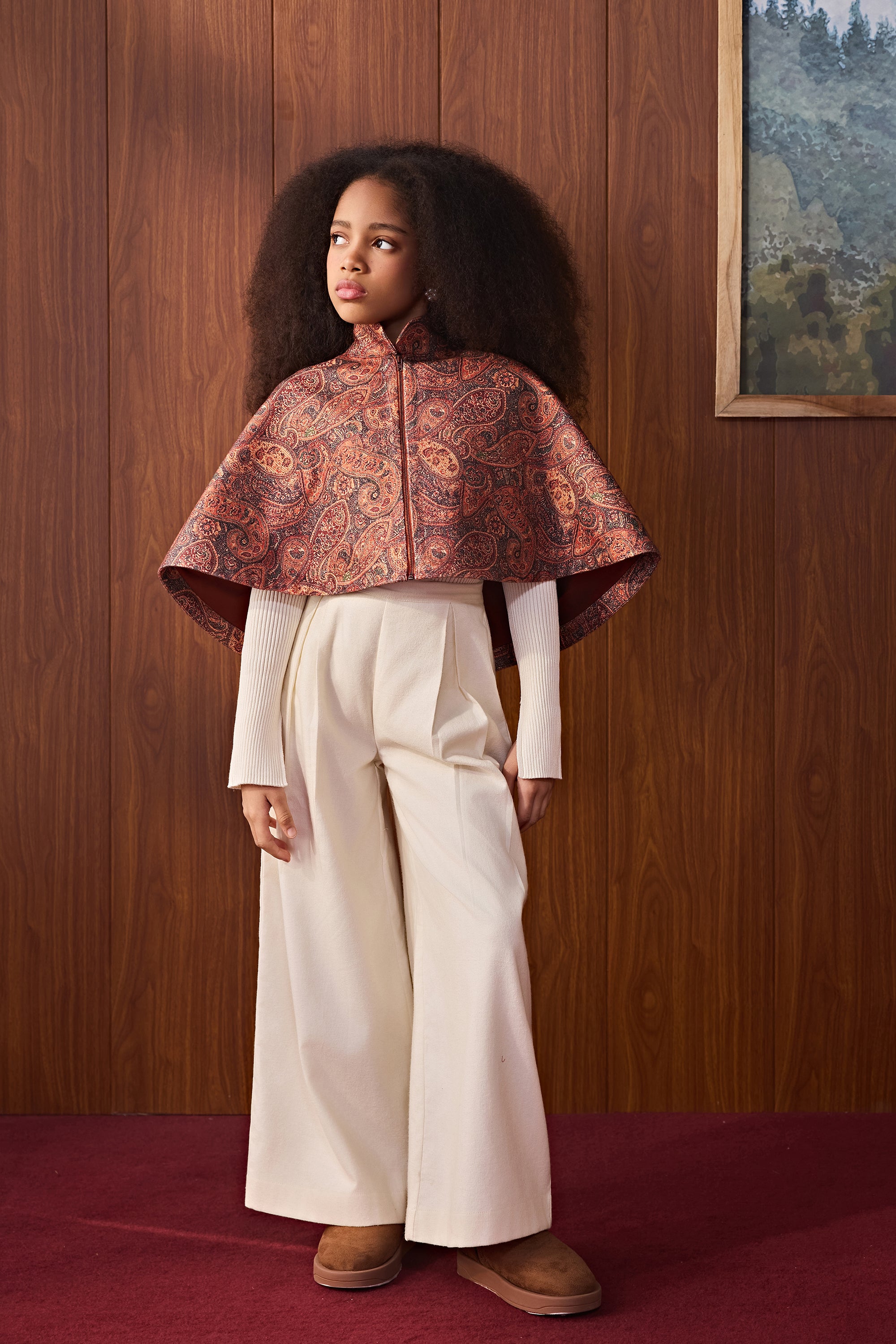 Ozzie Velvet Cape