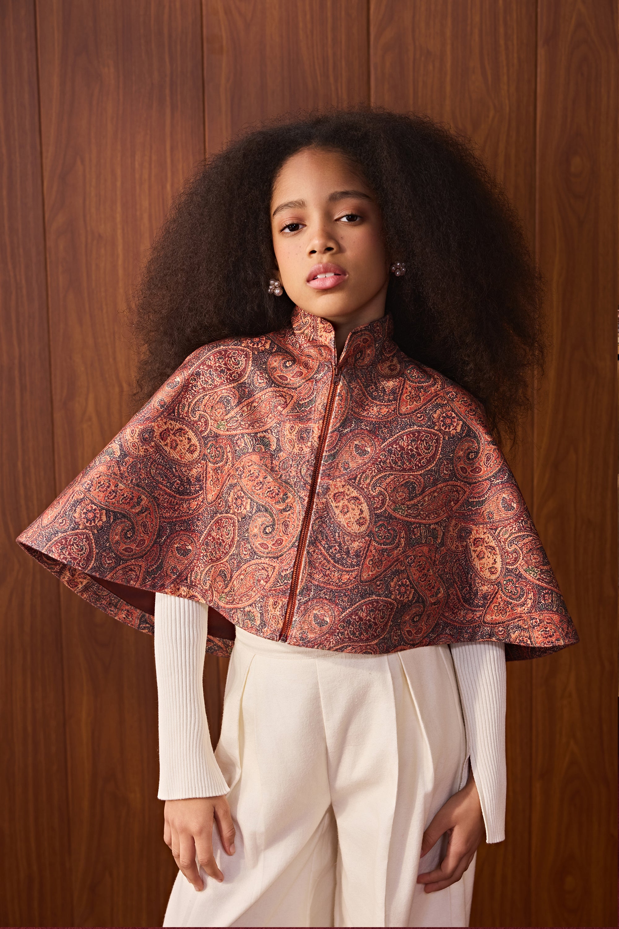 Ozzie Velvet Cape