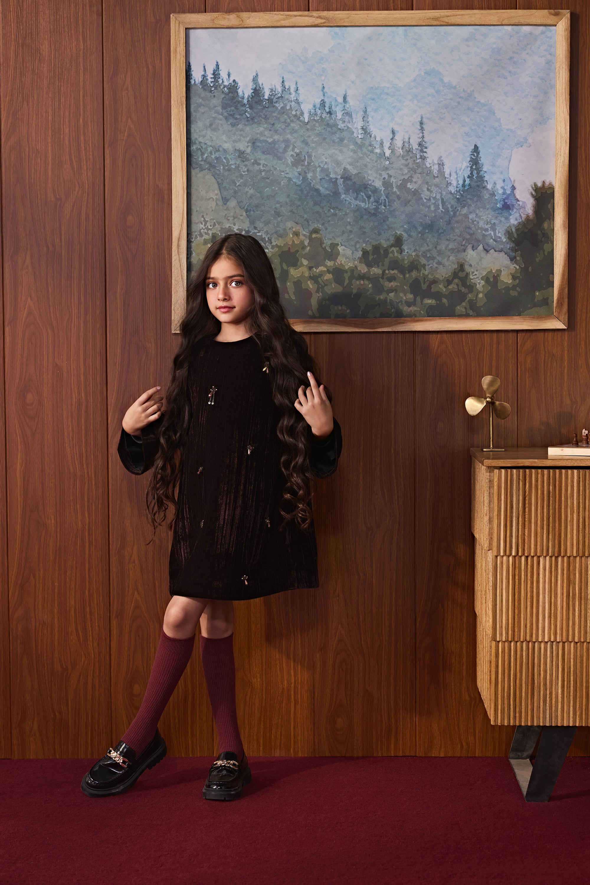 Cocoa Velvet Tunic