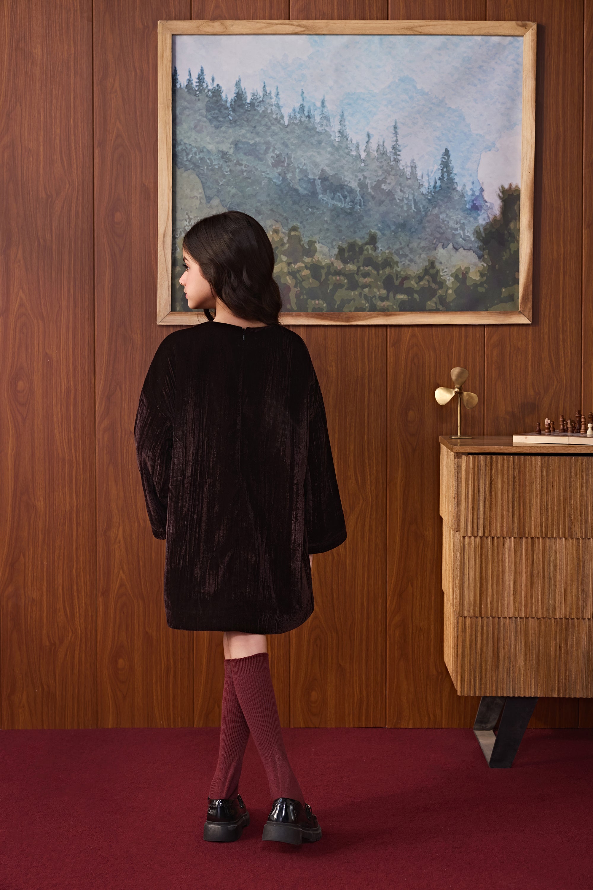 Cocoa Velvet Tunic