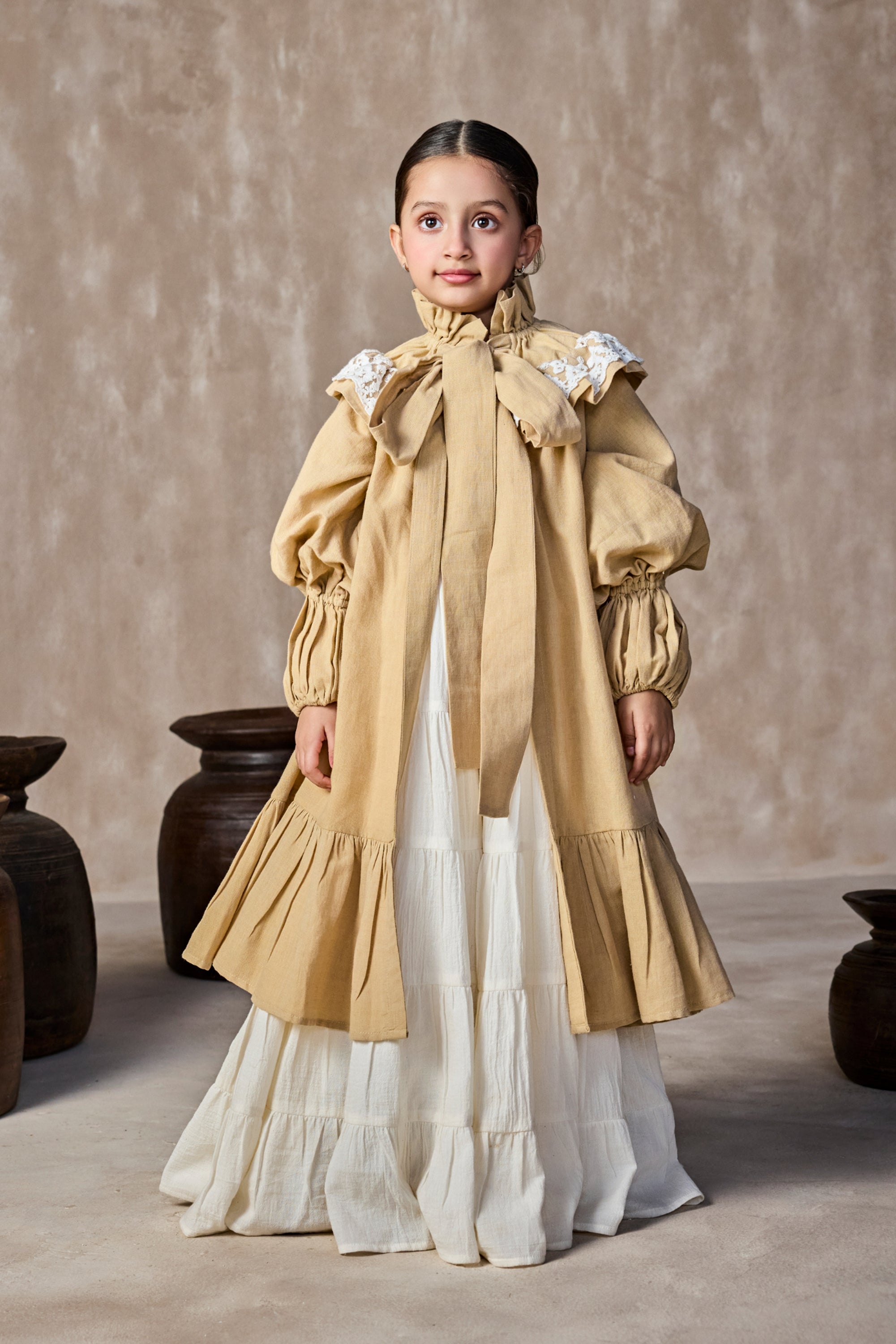 The Farah Cape with Cia Sleeveless Jalabiya