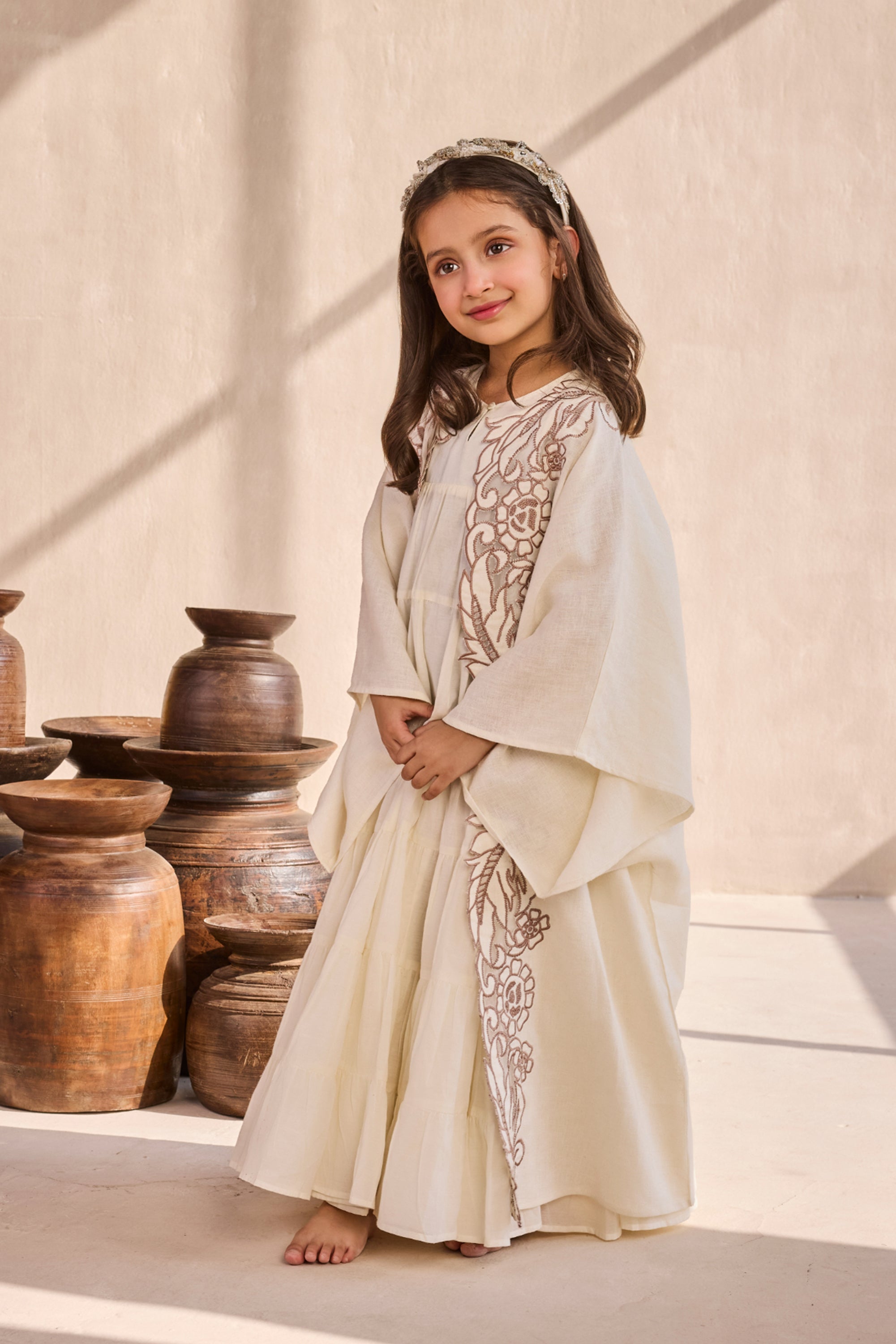 The Jania Cape with Cia Sleeveless Jalabiya