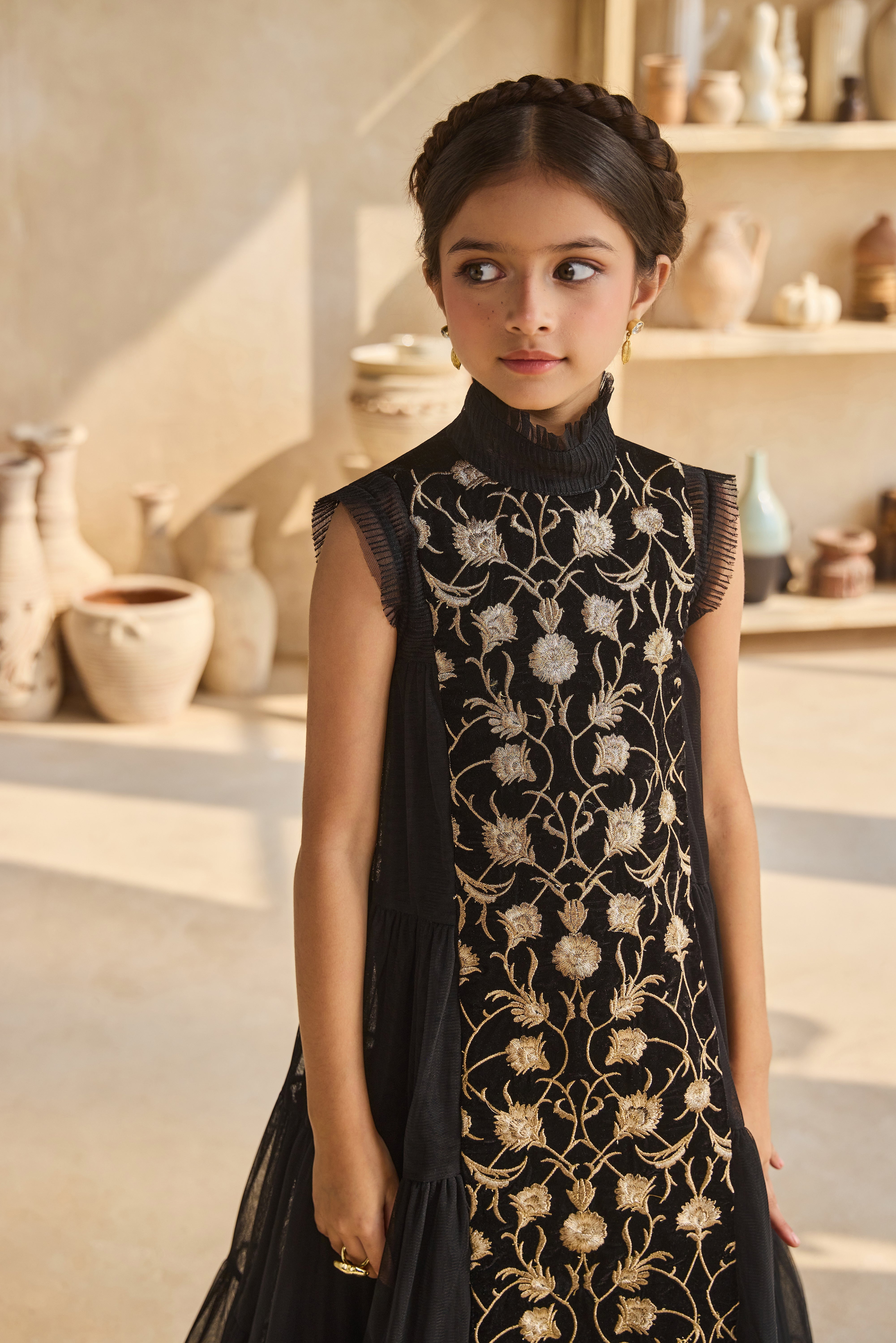 Zofia Velvet Tulle Dress