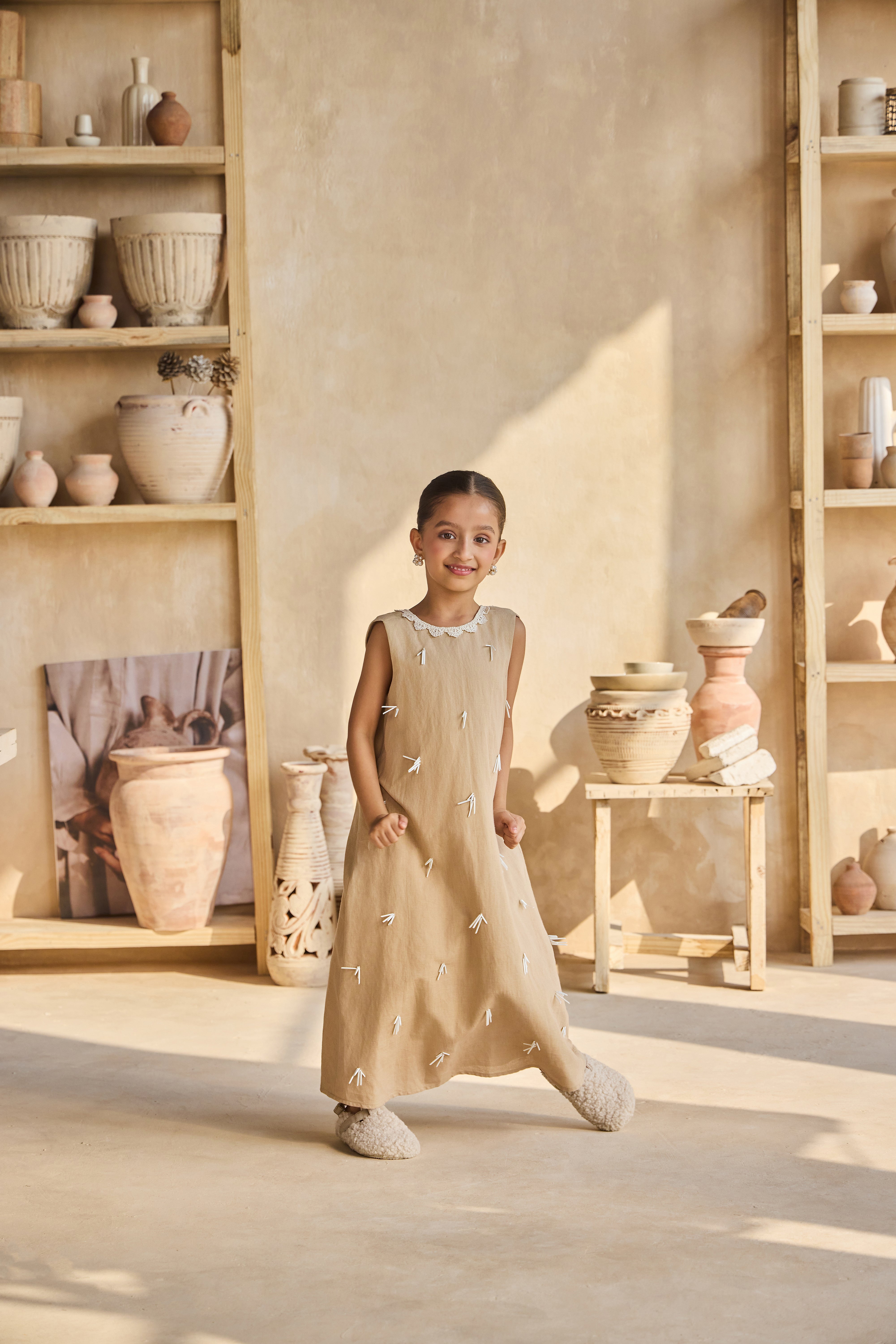 Afra Linen Dress