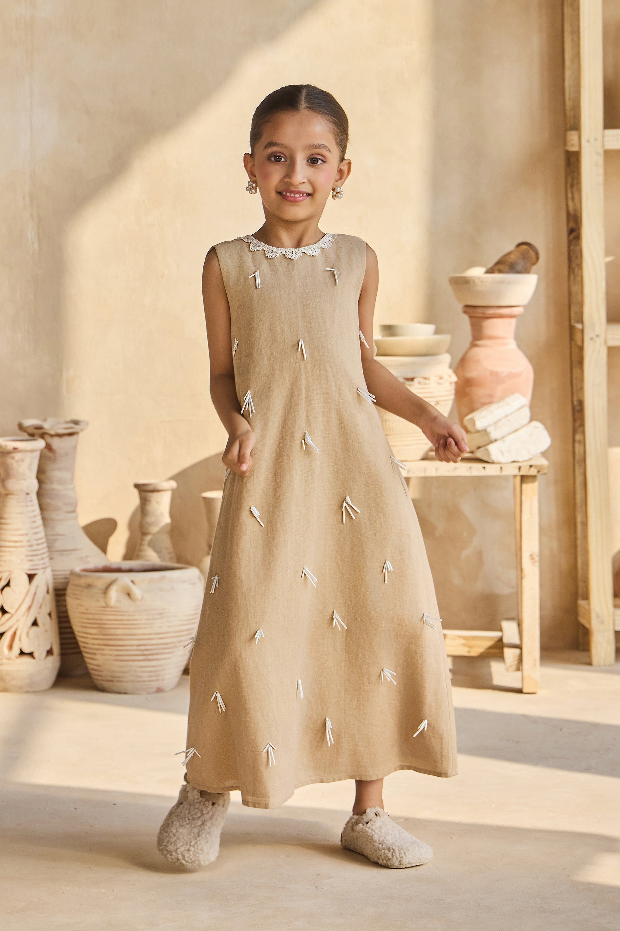 Afra Linen Dress