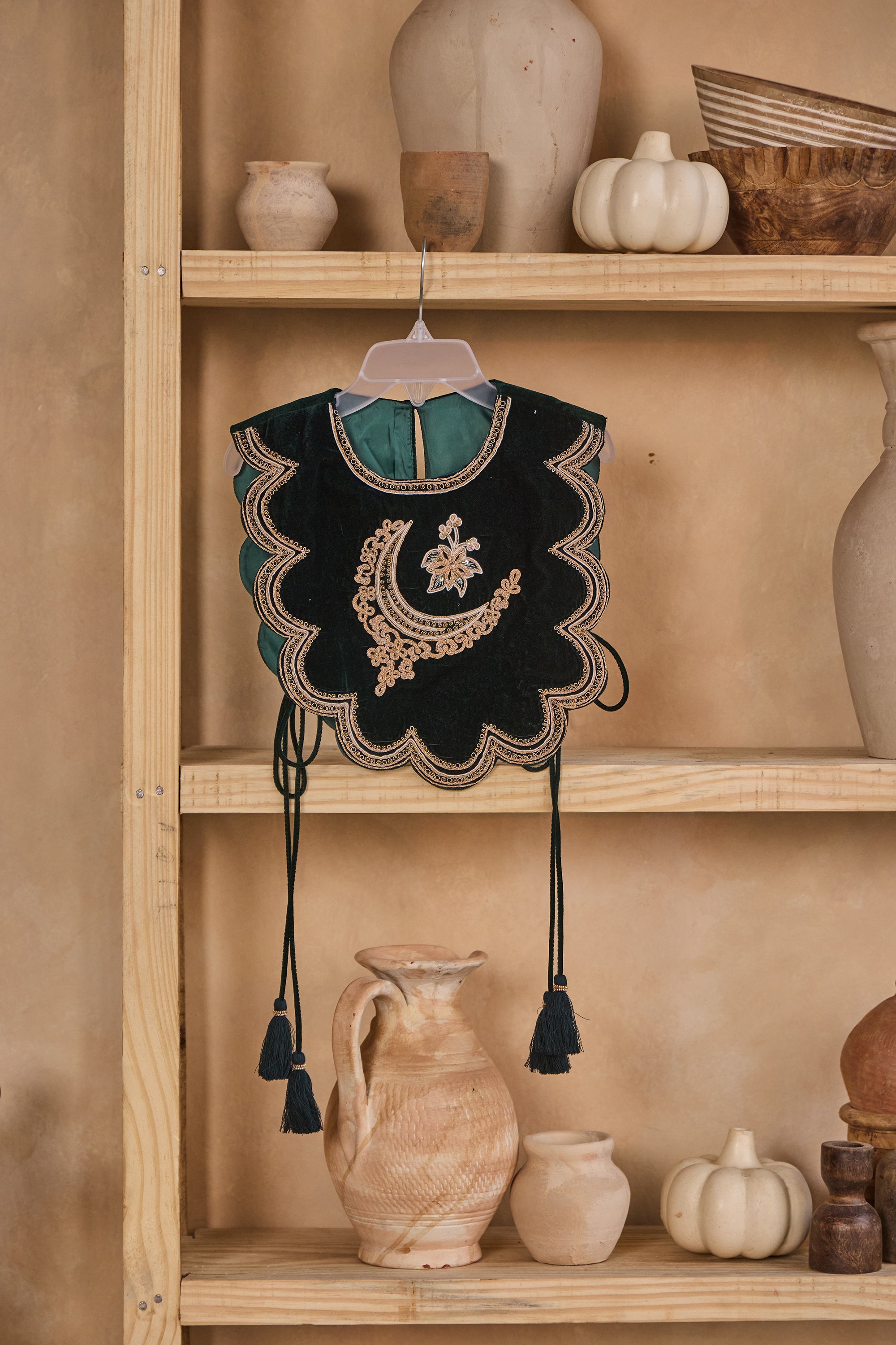 Emerina Dark Green Cape