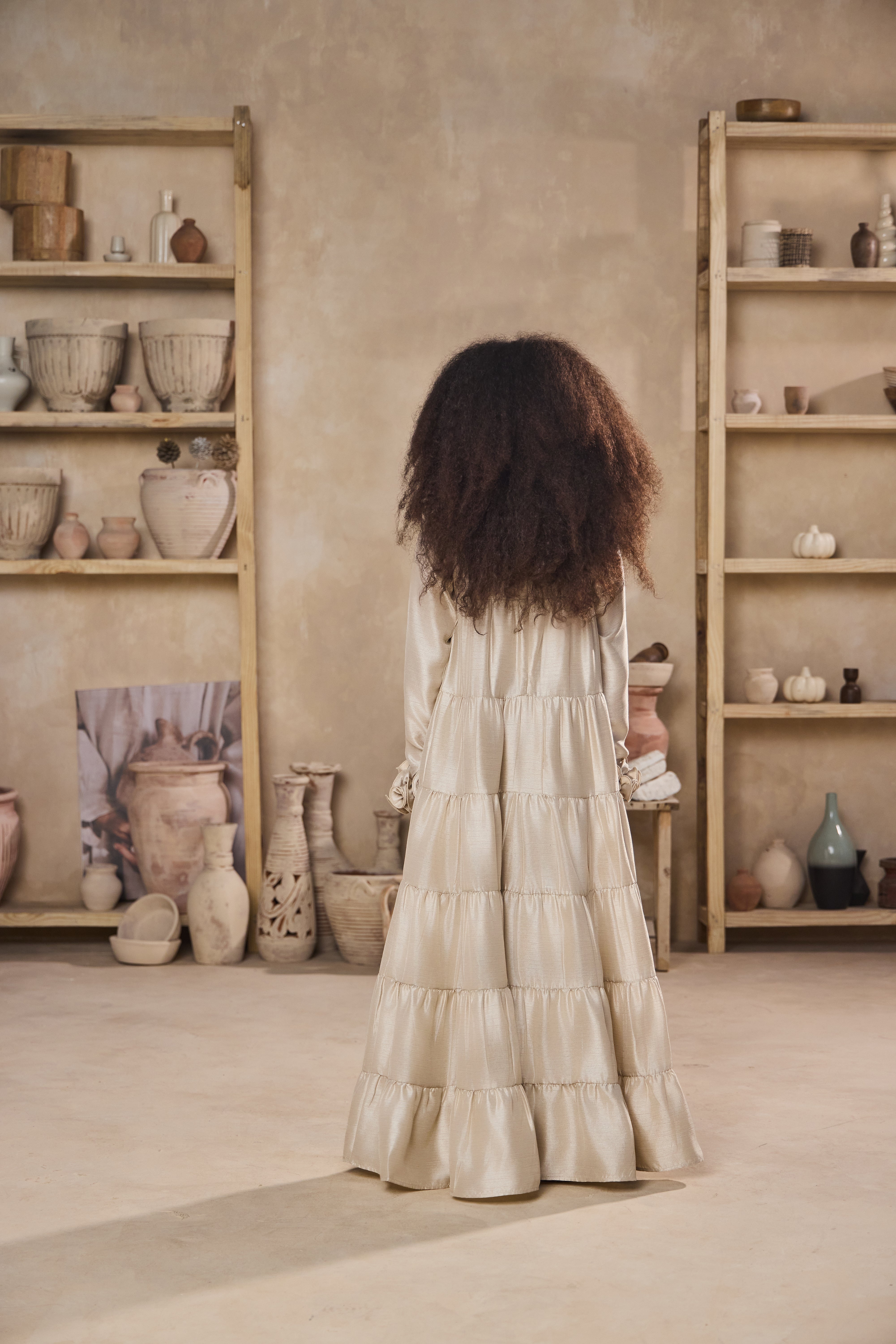 Jasira Rose Jalabiya (Beige)