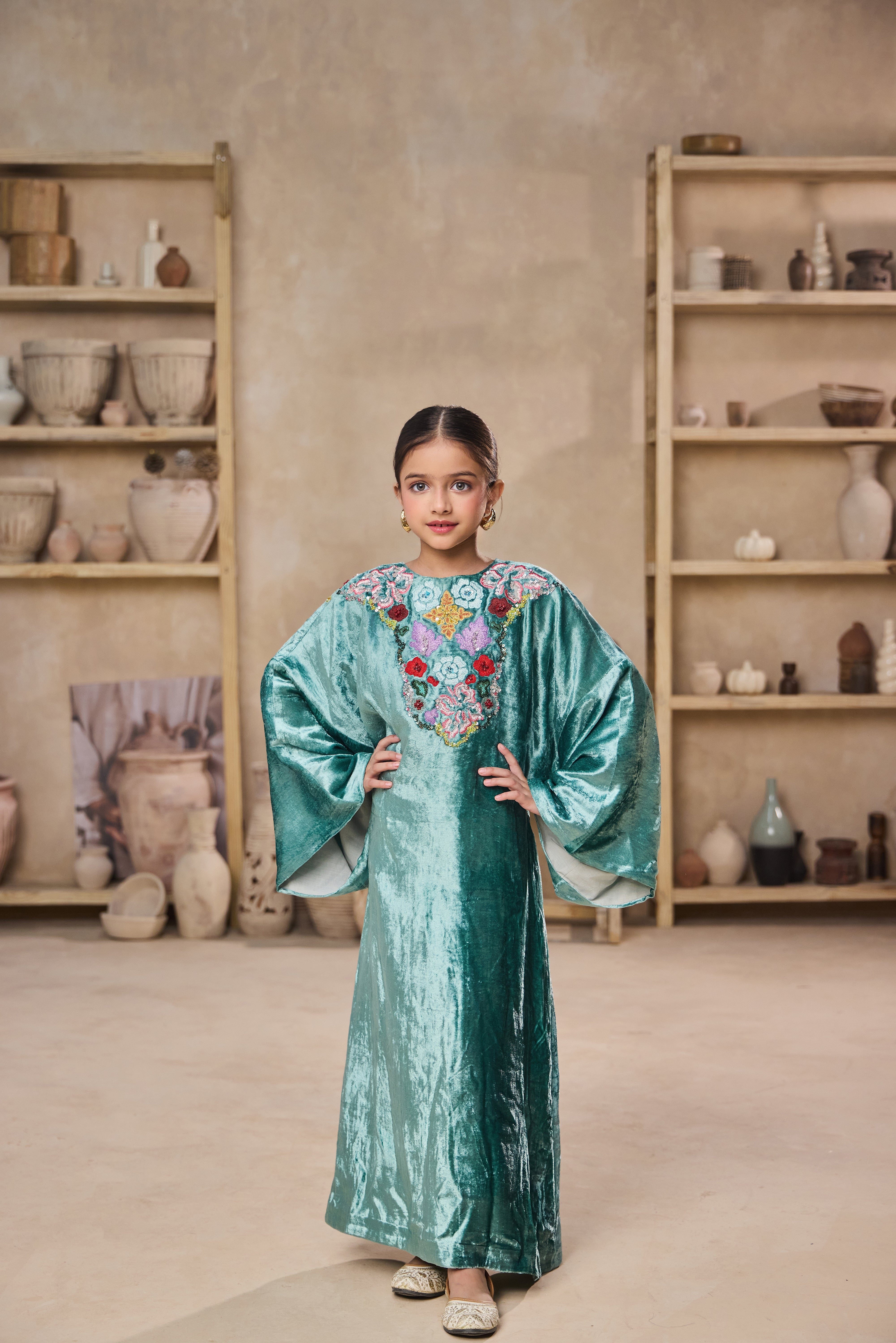 Romesa Embellished Darra Dress